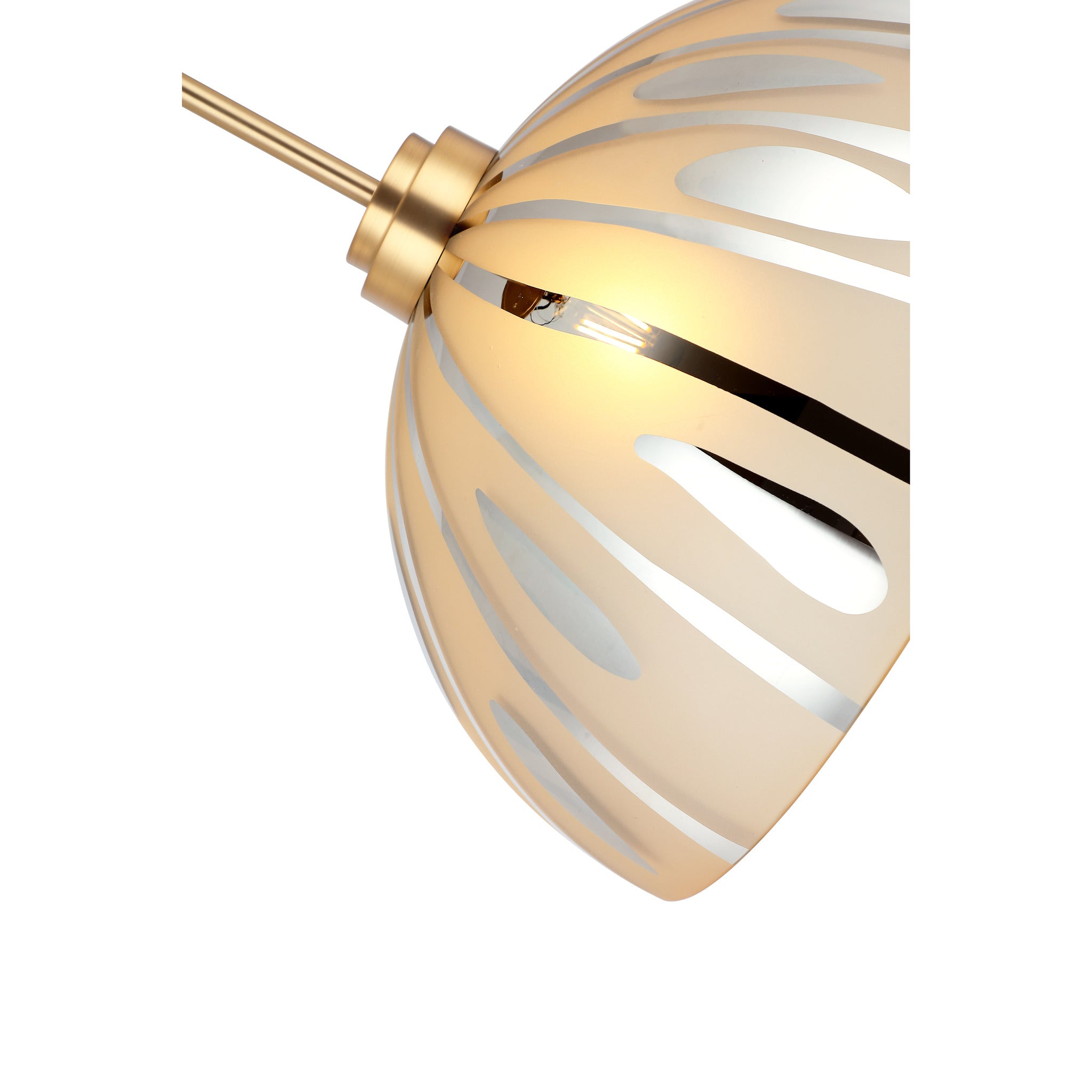 Chroman Empire 1 Light 16 in Dome Pendant - Gold