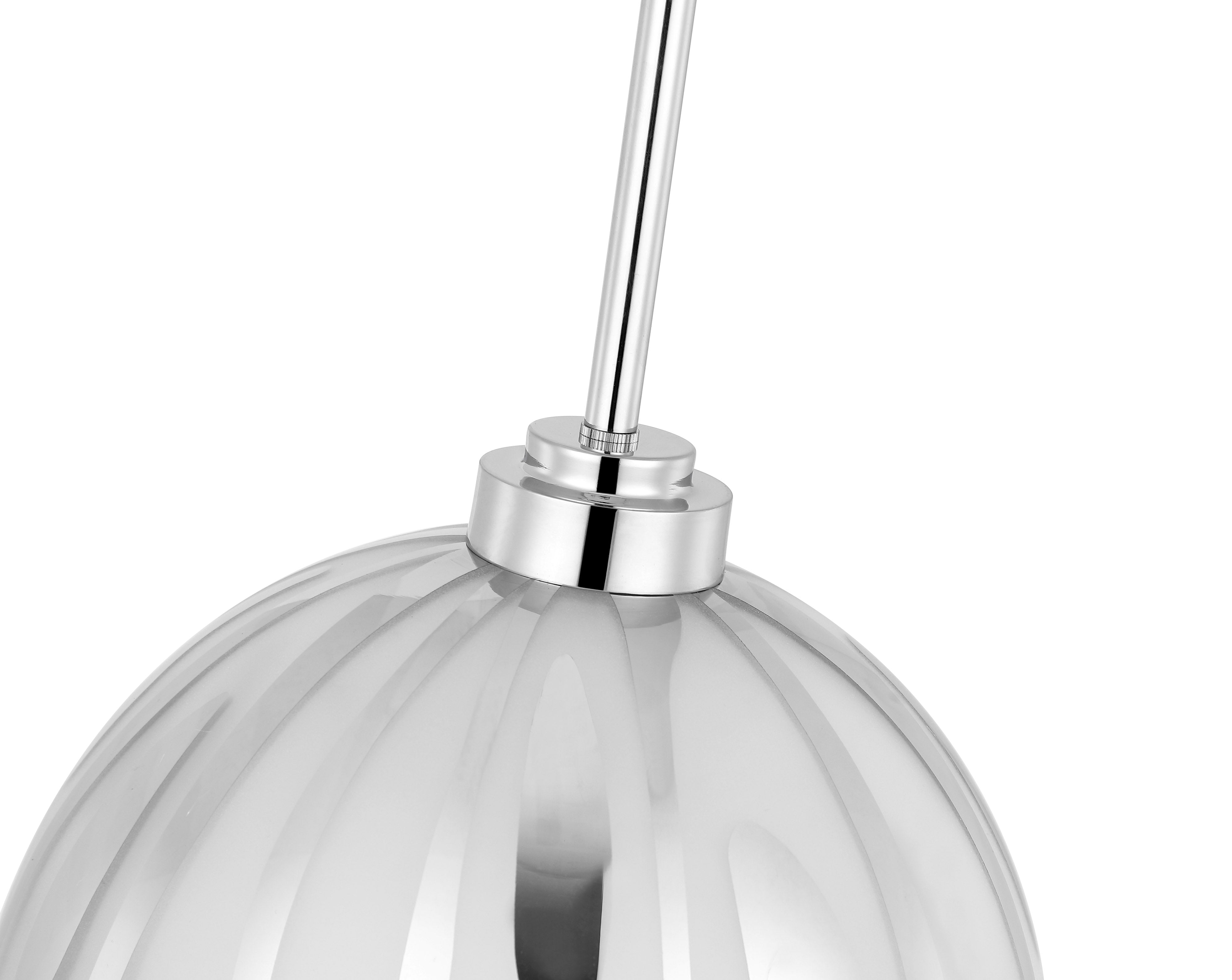 Chroman Empire 1 Light 10 in Dome Pendant - Chrome