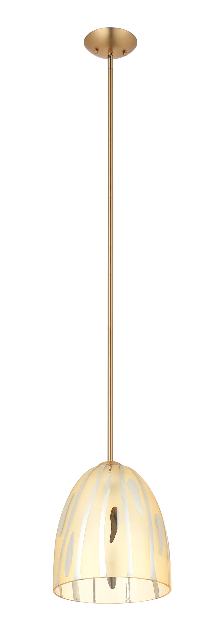 Chroman Empire 1 Light 10 in Bell Pendant - Gold
