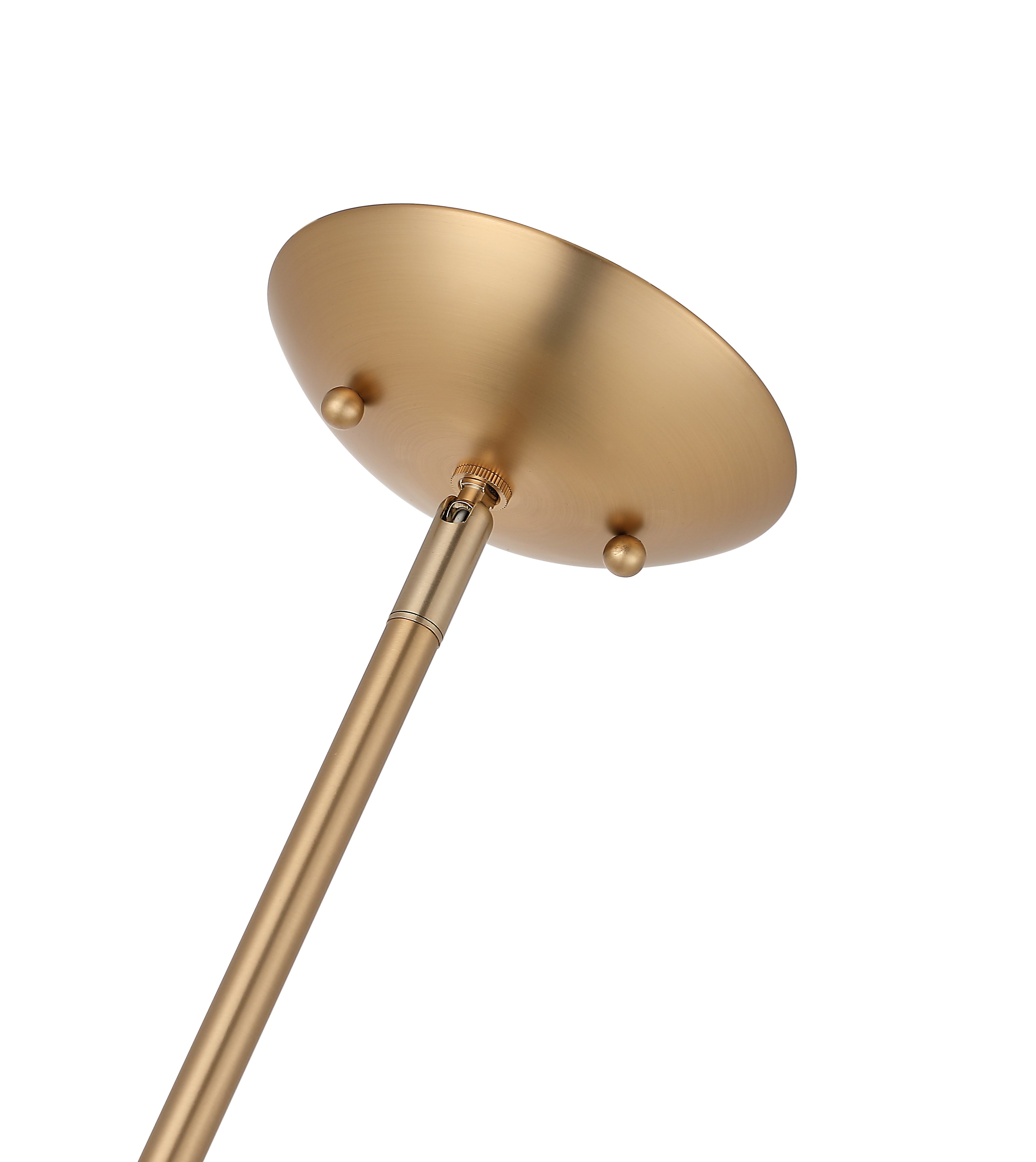 Chroman Empire 1 Light 10 in Bell Pendant - Satin Gold