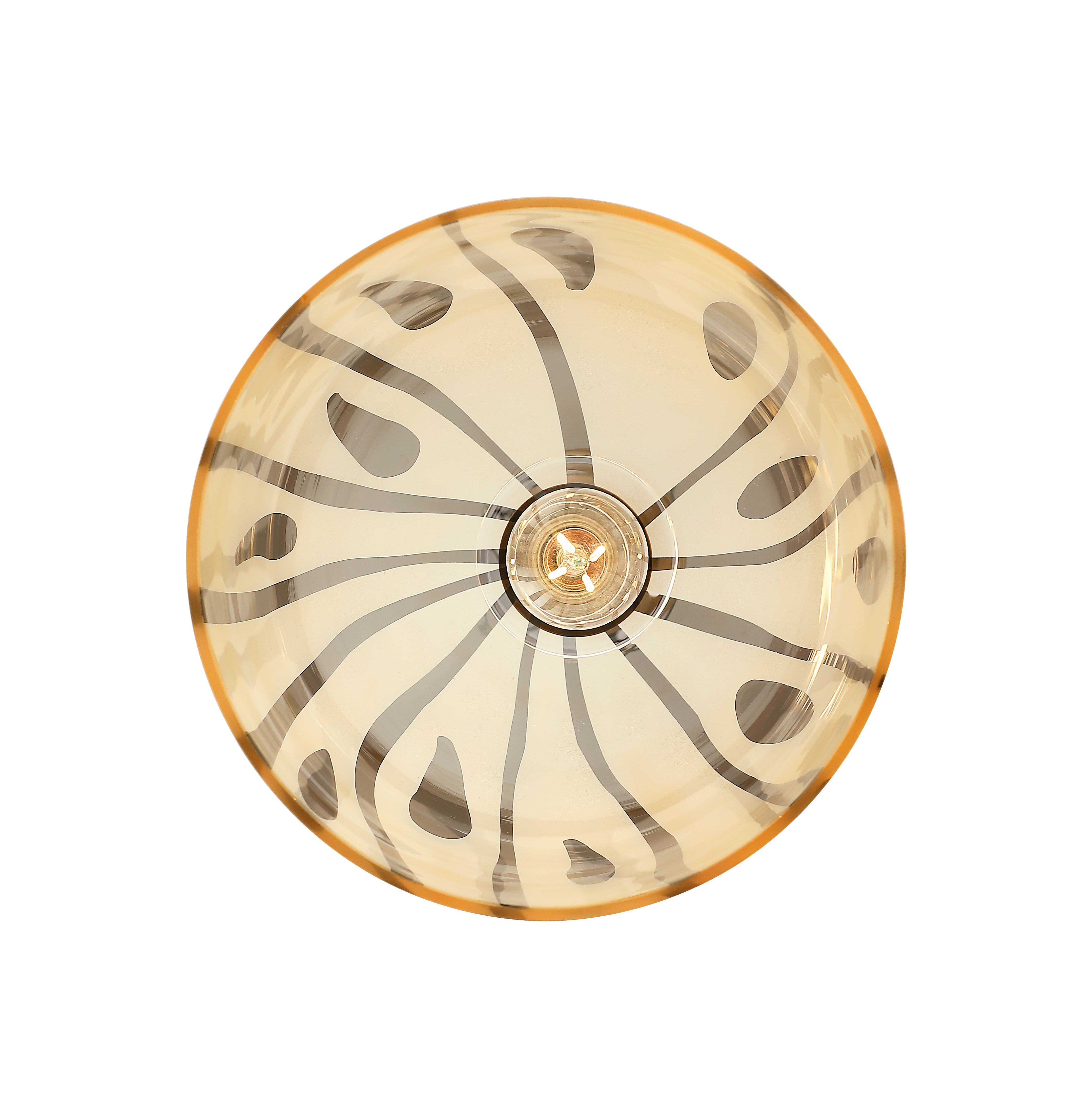 Chroman Empire 1 Light 10 in Bell Pendant - Satin Gold