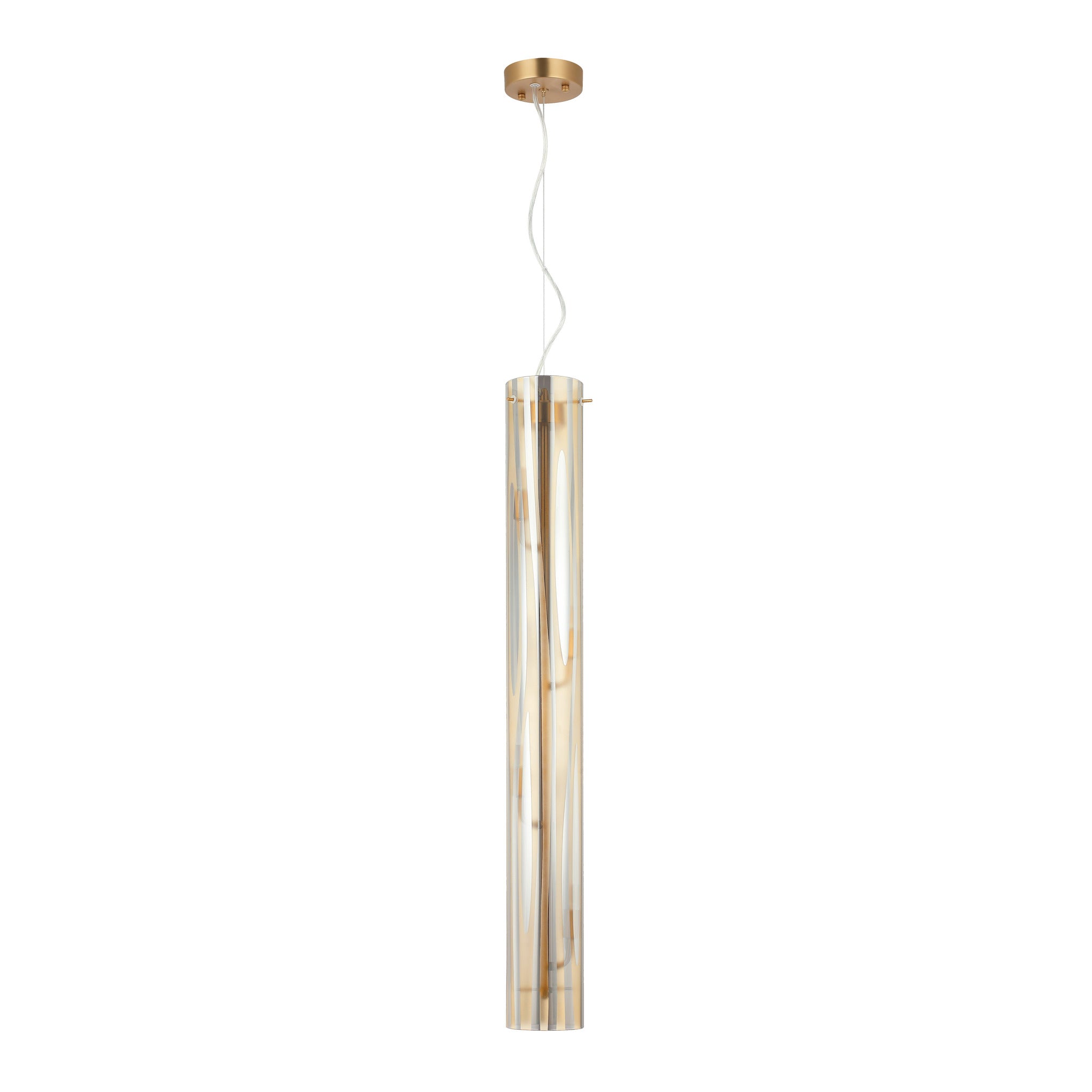 Chroman Empire 4 Light Tall Cylinder Pendant - Chrome