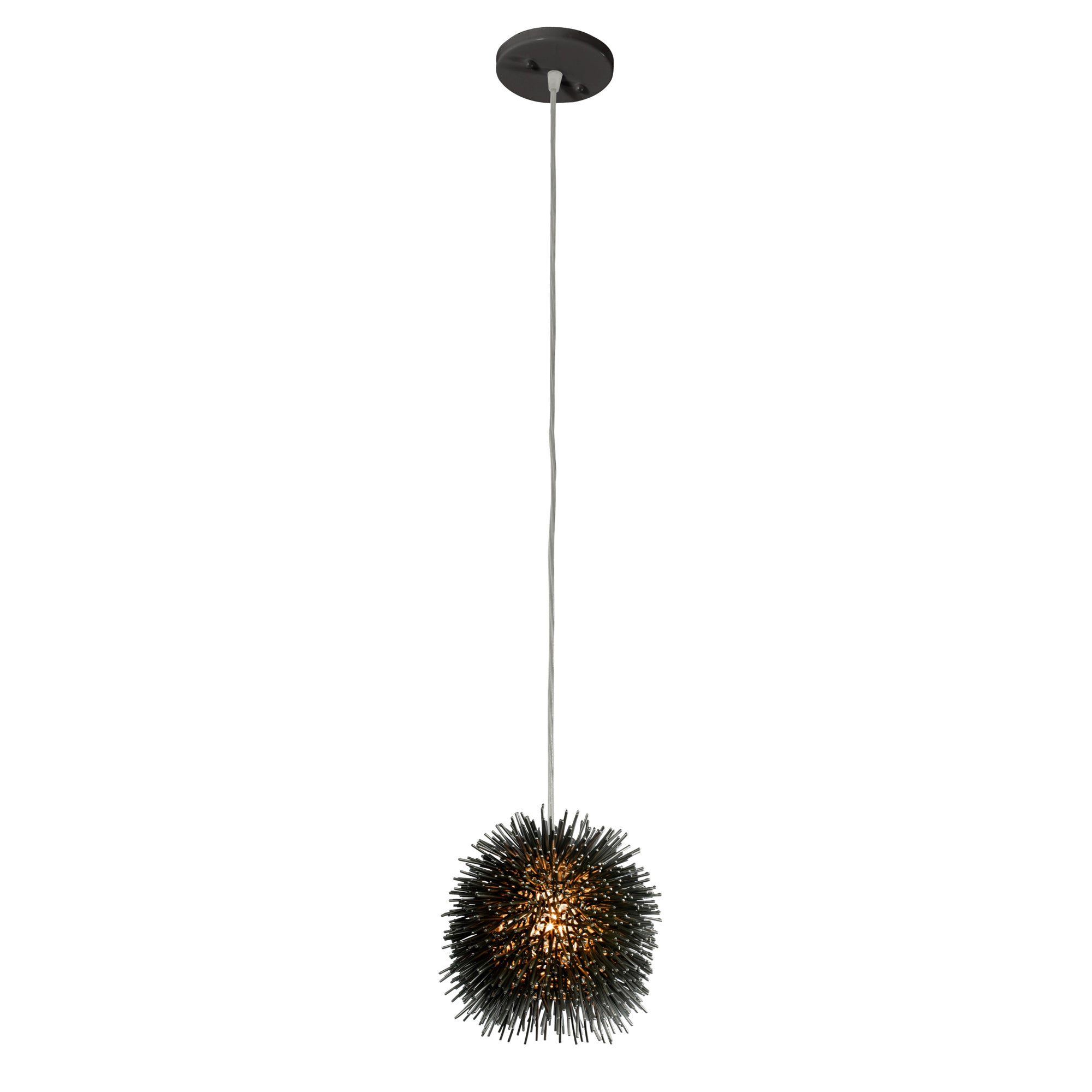 Urchin 1 Light Uber Mini Pendant - Black