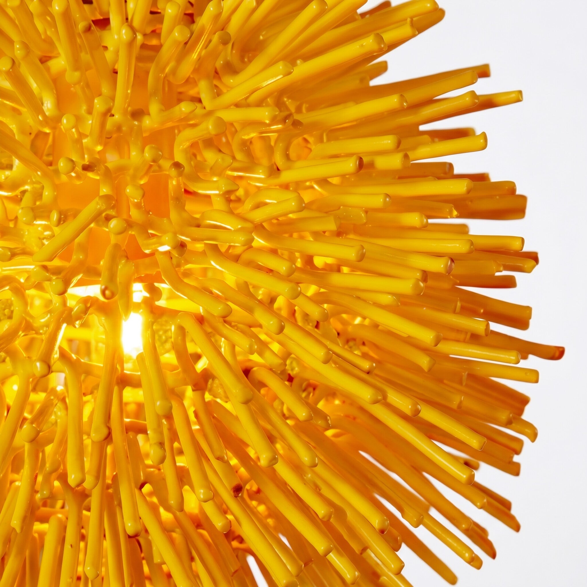 Urchin 1 Light Uber Mini Pendant - Un-Mellow Yellow