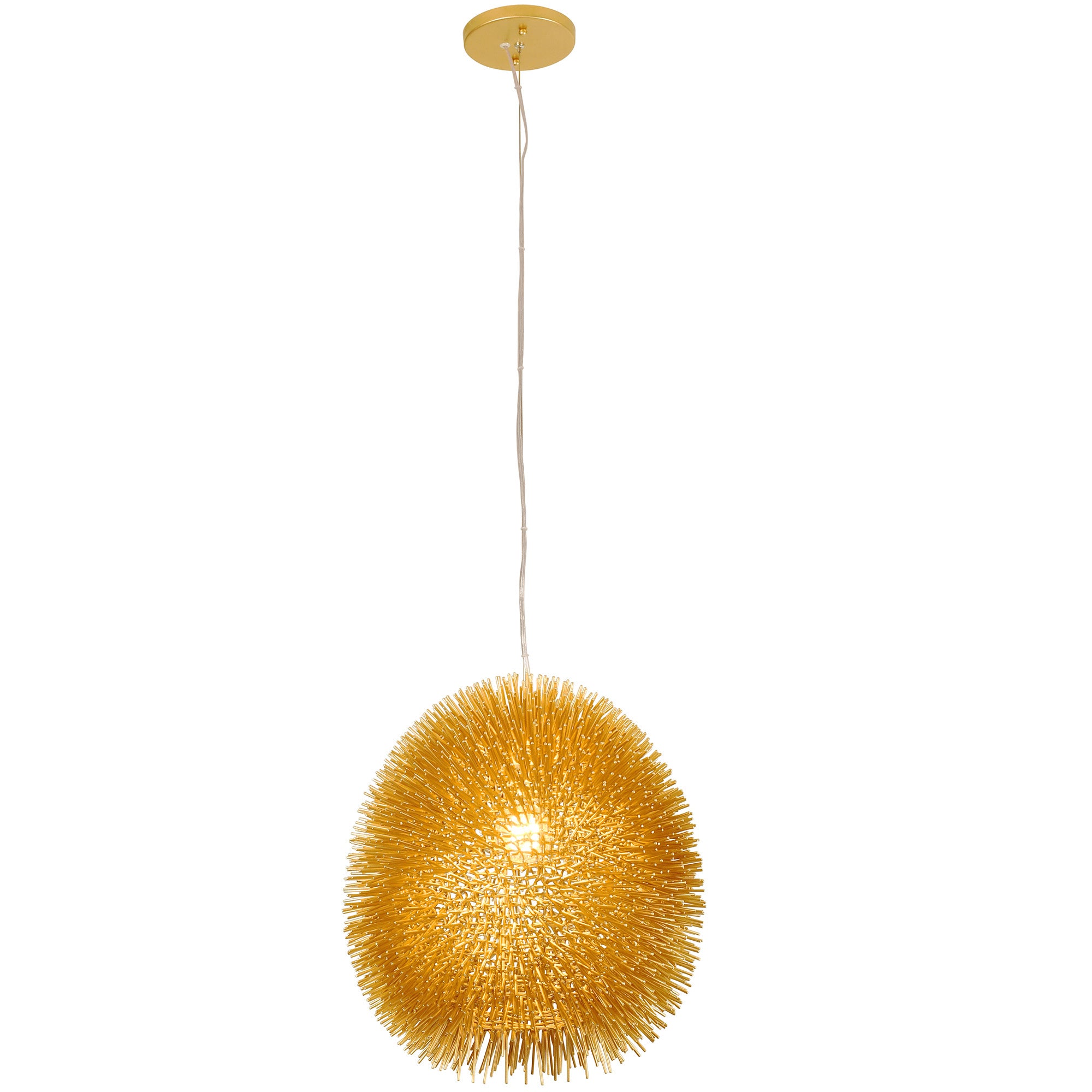 Urchin 1 Light Pendant - Gold