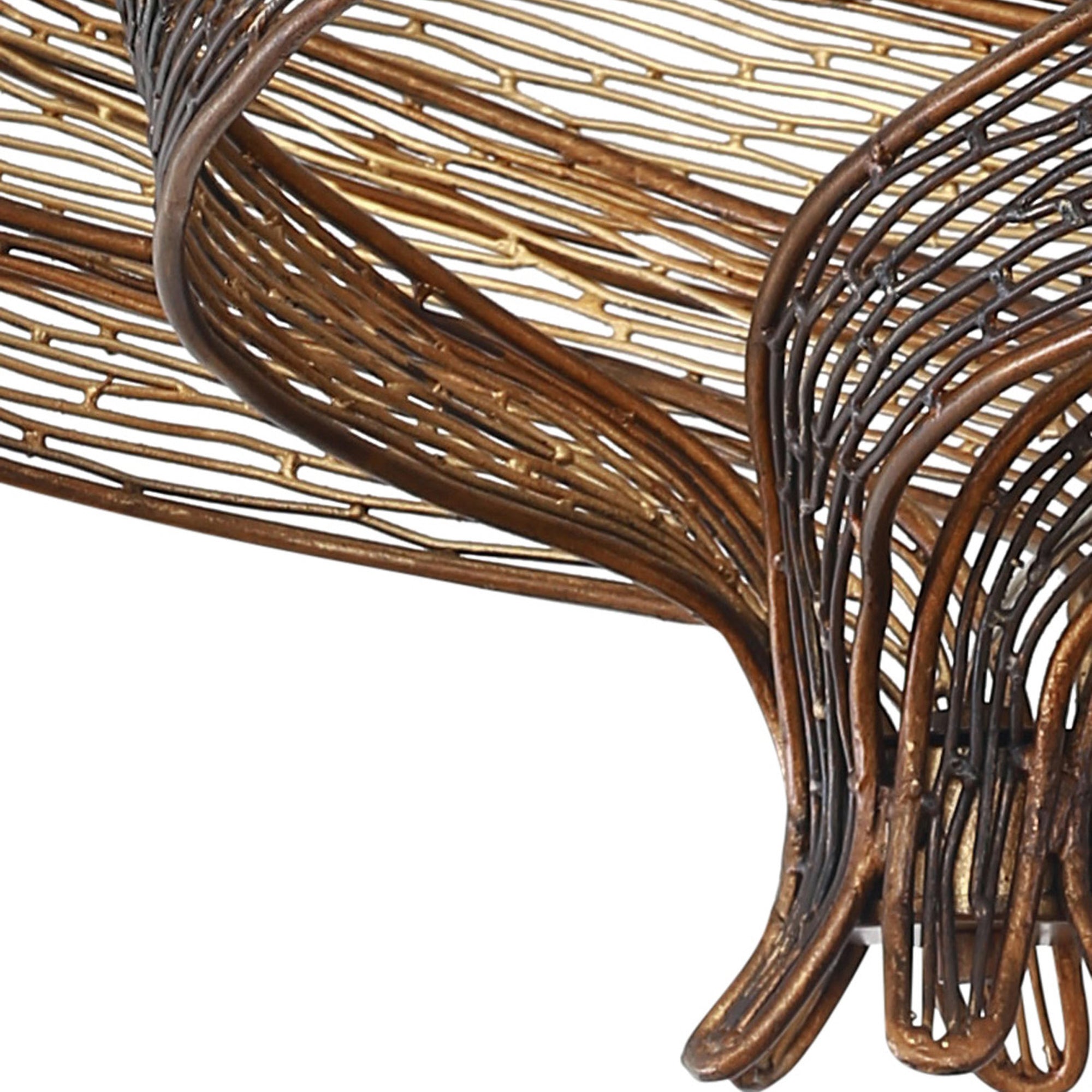 Flow 6 Light Chandelier - Hammered Ore
