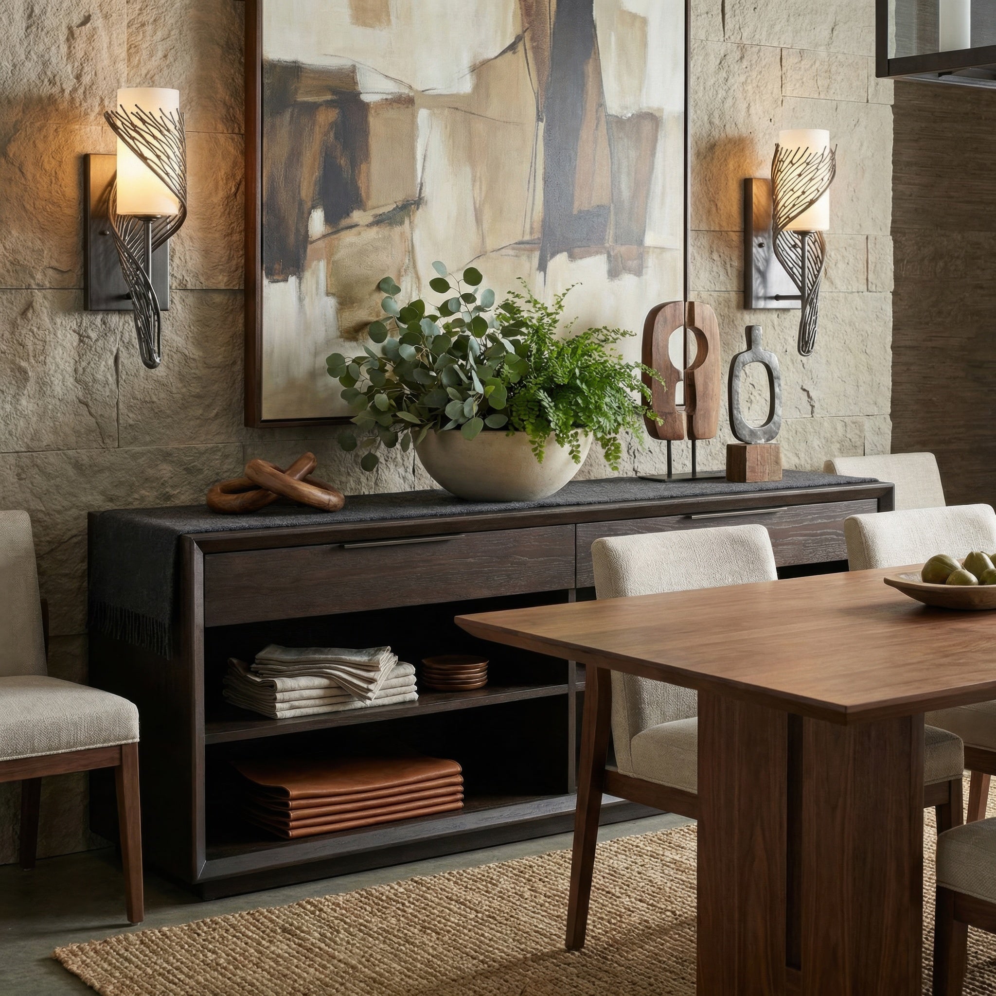 Flow 1 Light Left Sconce - Steel