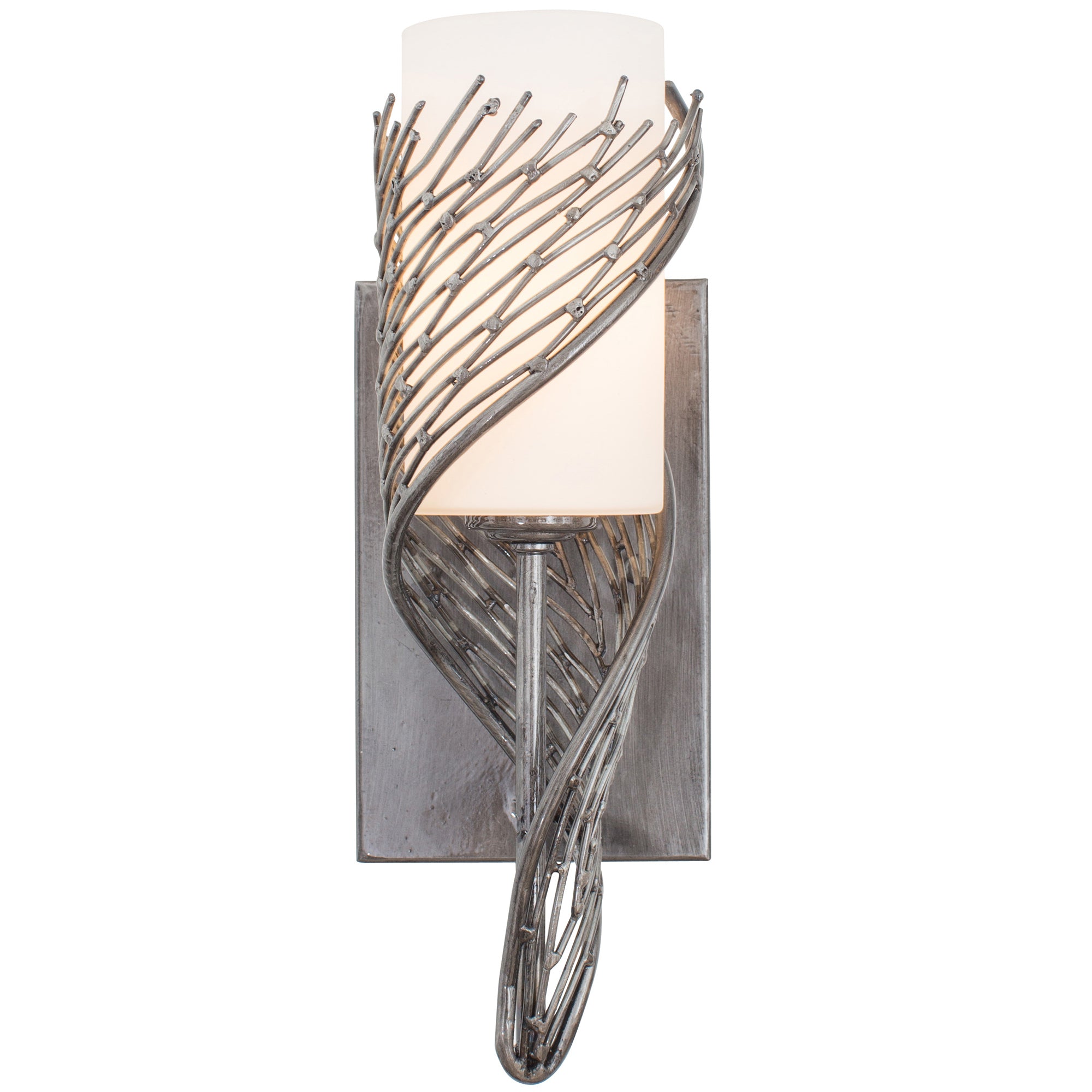 Flow 1 Light Left Sconce - Steel