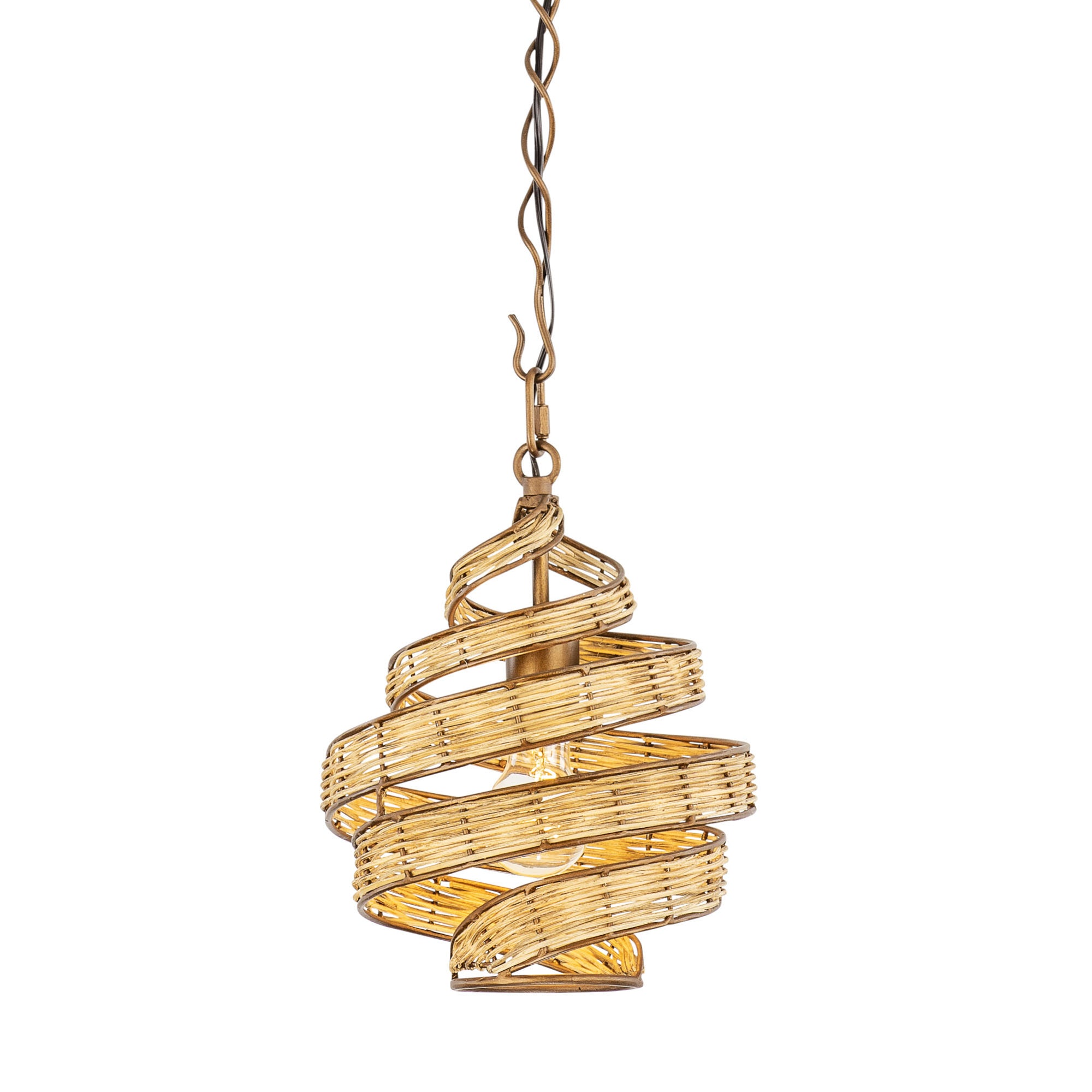 Flow 1-Light Twist Mini Pendant