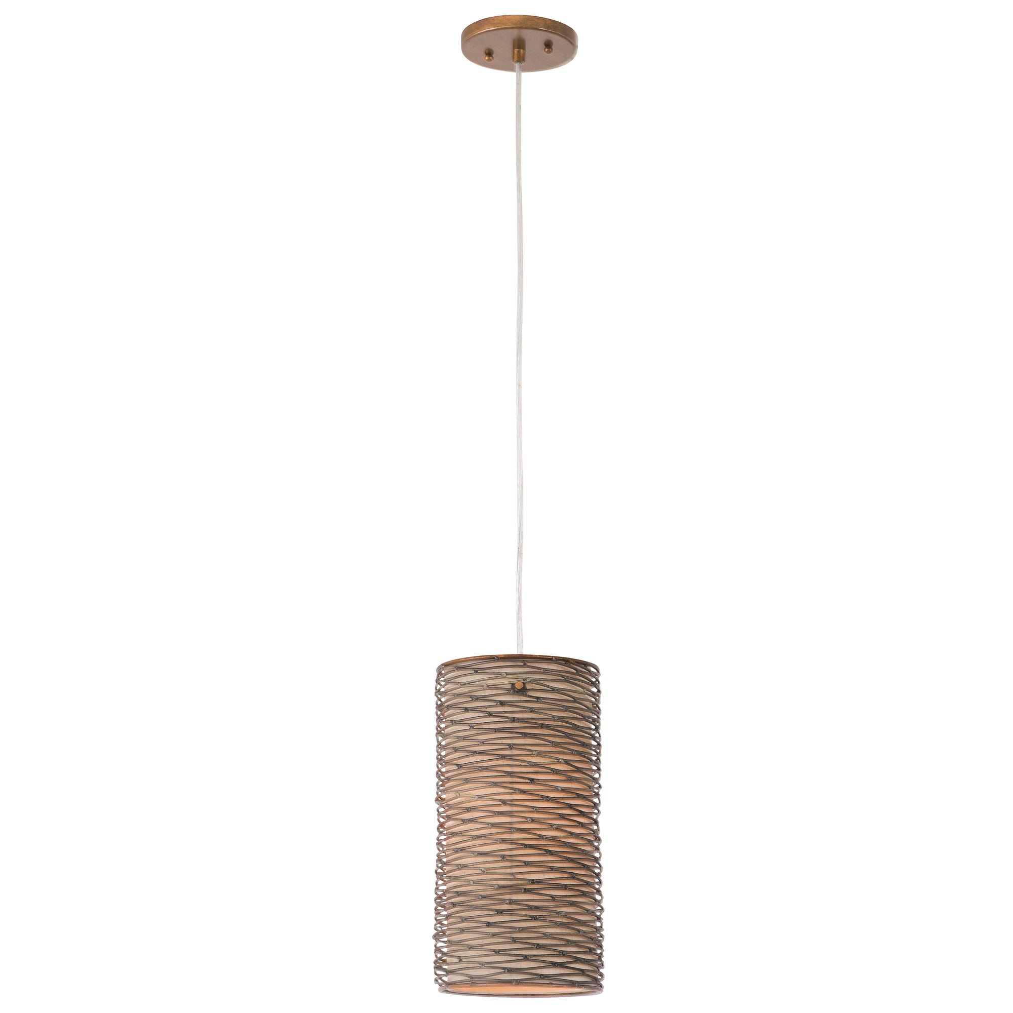 Flow 1-Light Mini Pendant - Hammered Ore