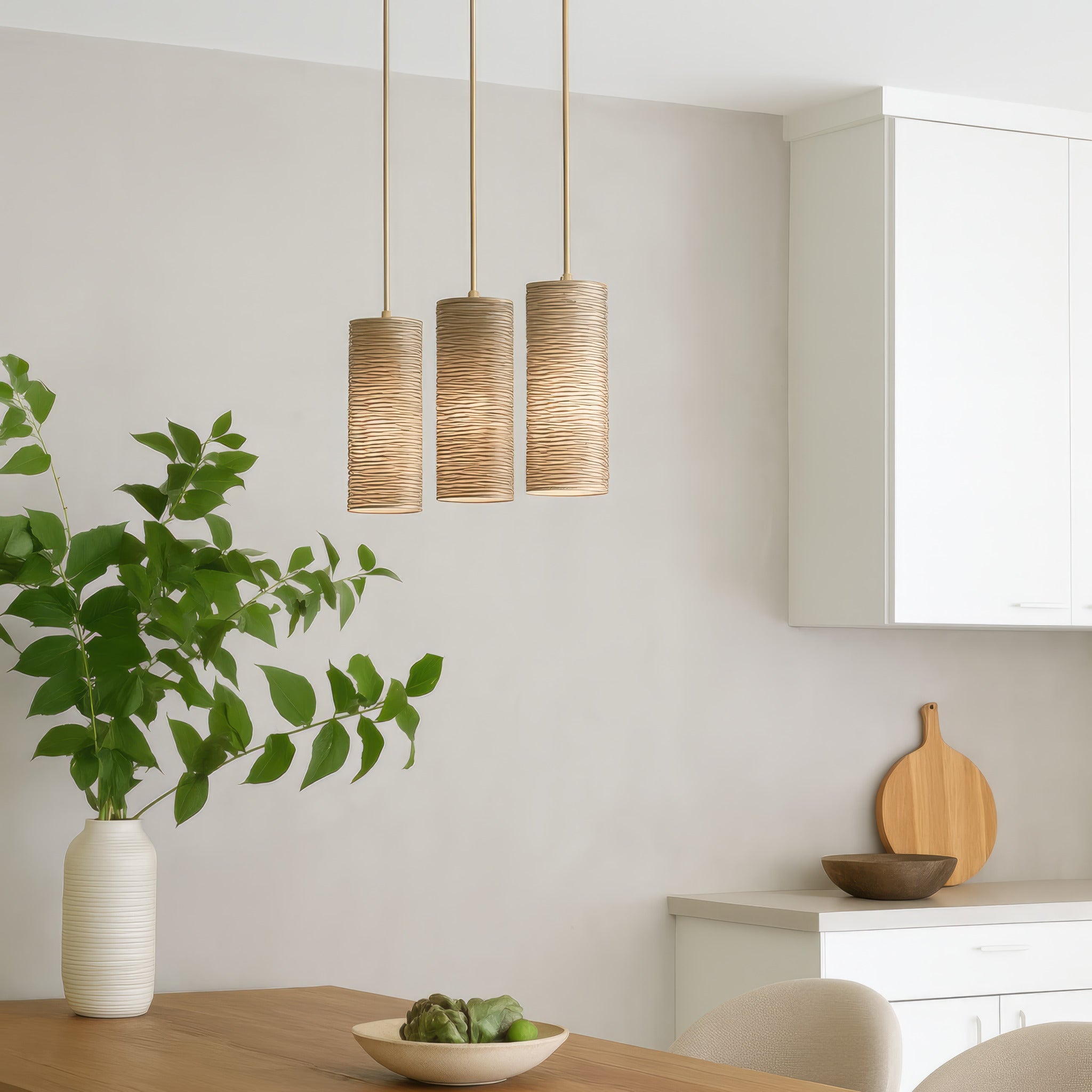 Flow 1 Light Mini Pendant - Hammered Ore