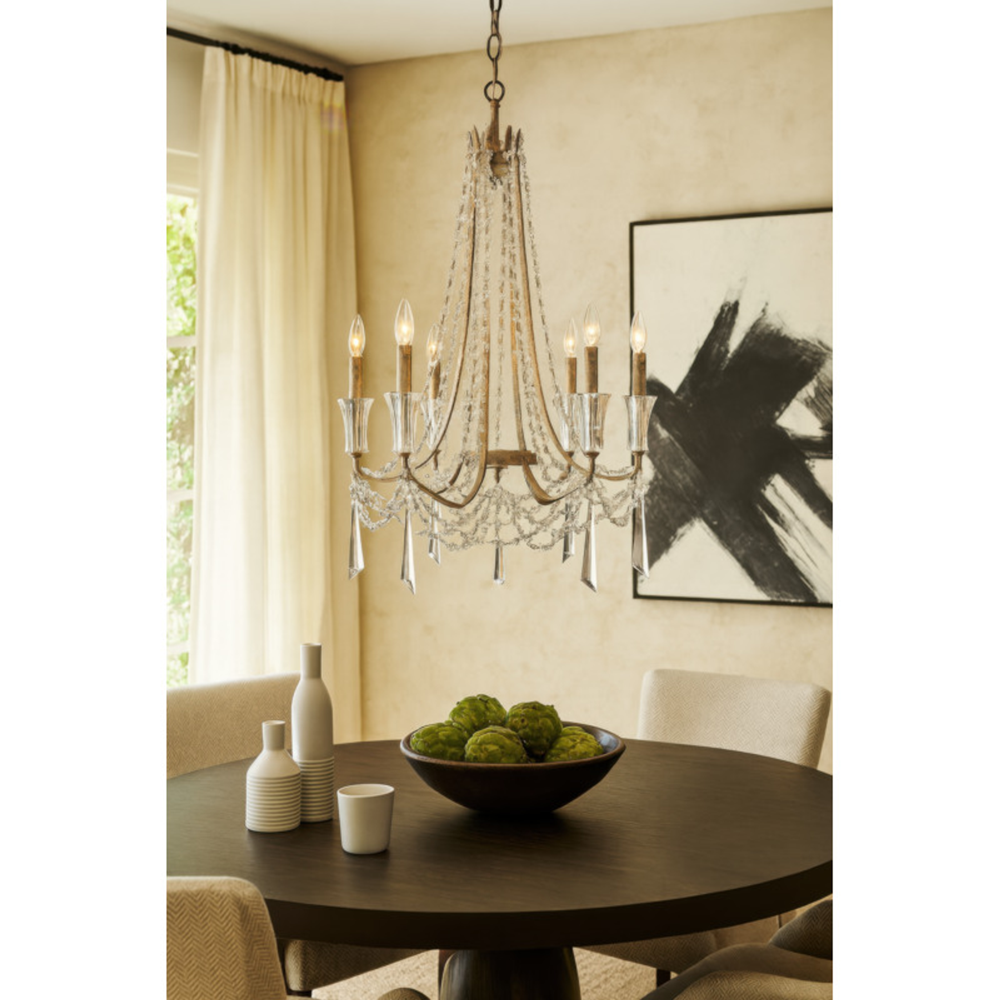 Barcelona 6-Light Crystal Chandelier