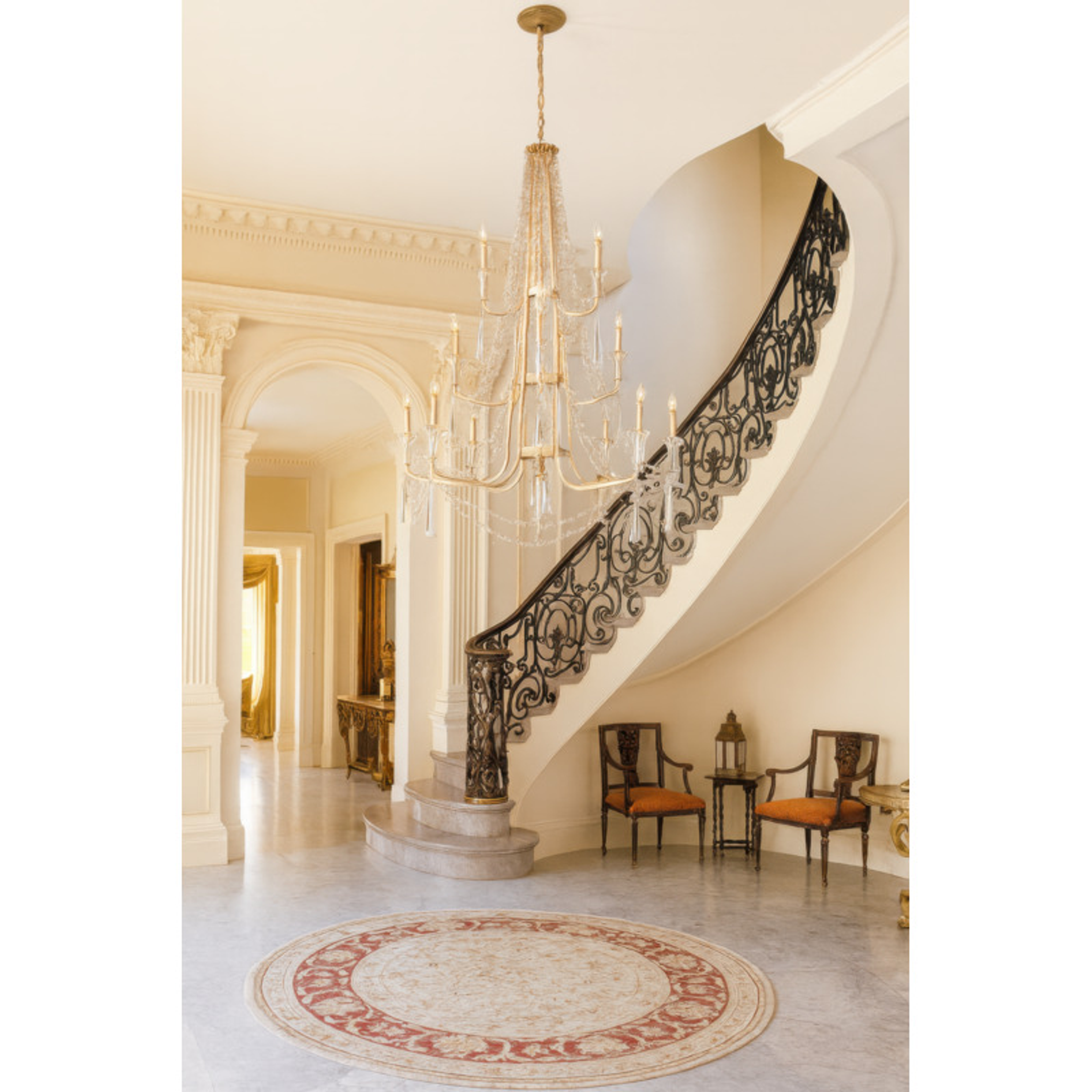 Barcelona 12-Light 3-Tier Crystal Chandelier
