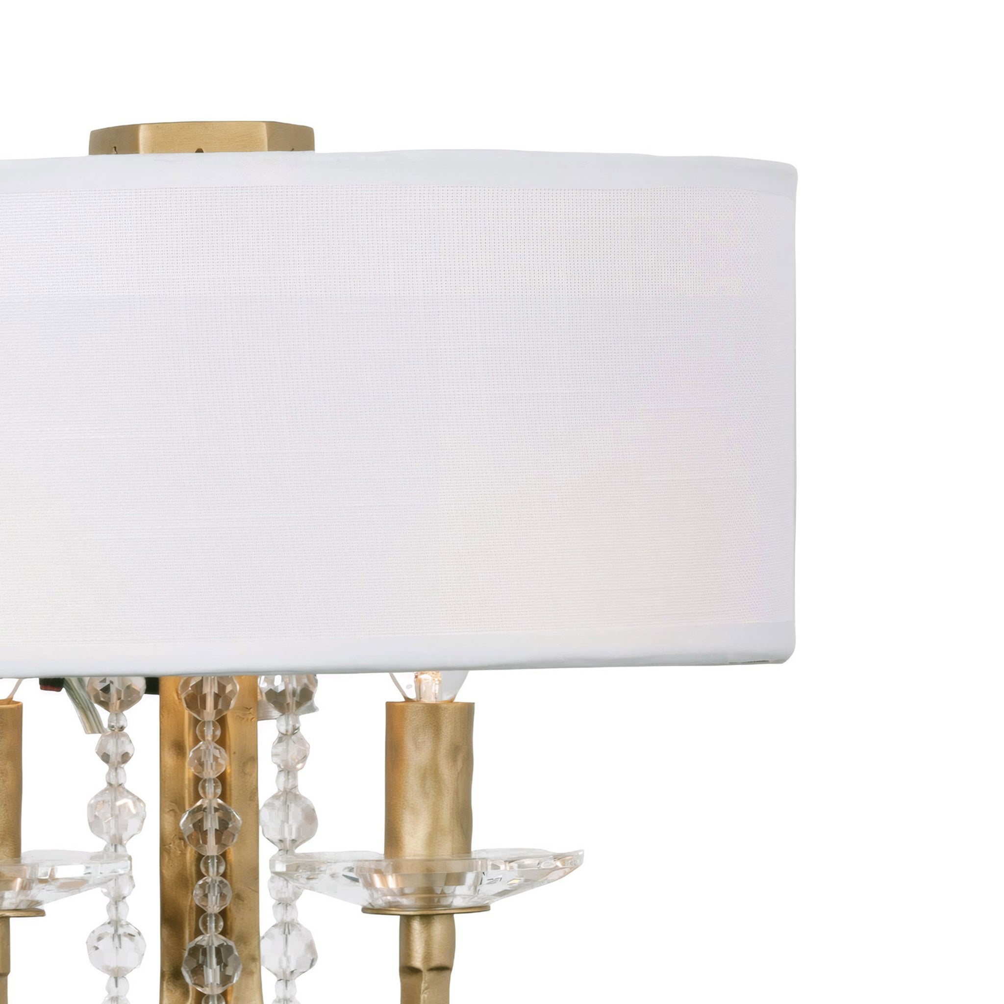Barcelona 2 Light Sconce with Shade - Brass Kisser