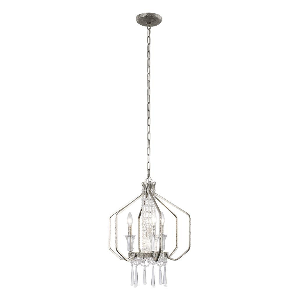 Barcelona 270P04TR 4-Light Pendant Light - Transcend Silver