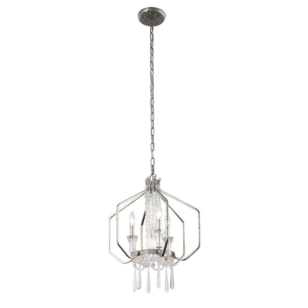 Barcelona 270P04TR 4-Light Pendant Light - Transcend Silver