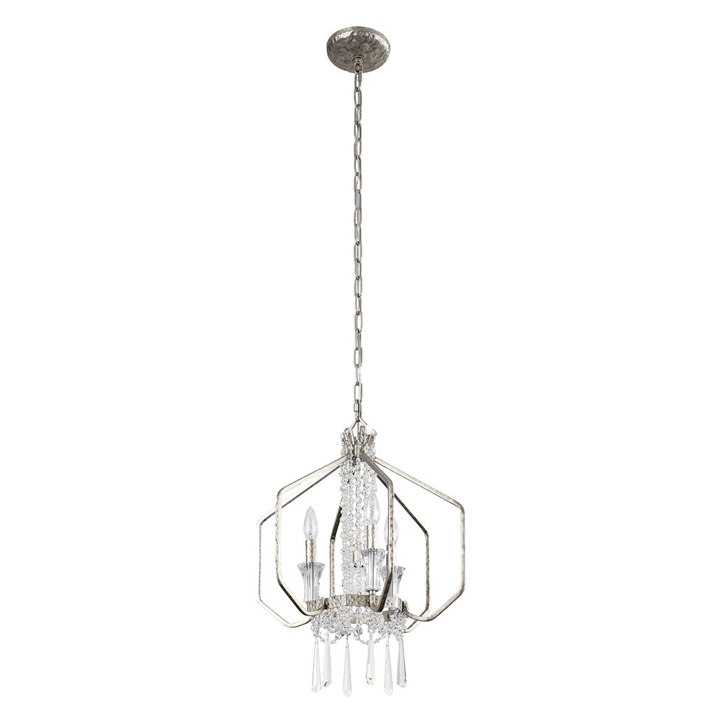 Barcelona 270P04TR 4-Light Pendant Light - Transcend Silver
