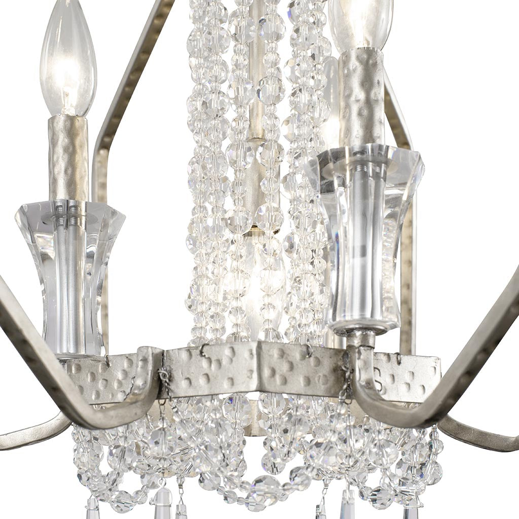 Barcelona 270P04TR 4-Light Pendant Light - Transcend Silver