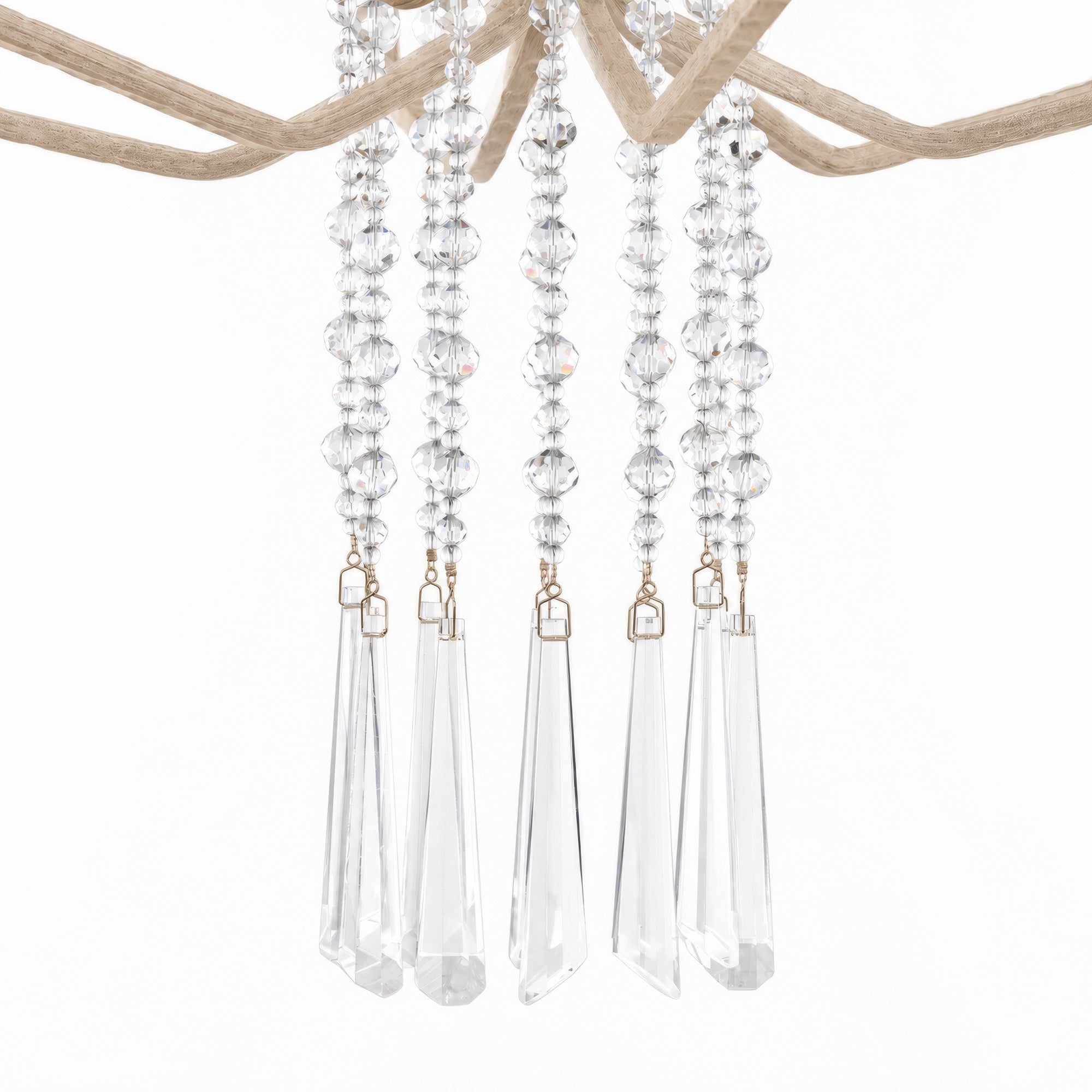 Barcelona 9 Light Pendant w/Shade - Transcend Silver