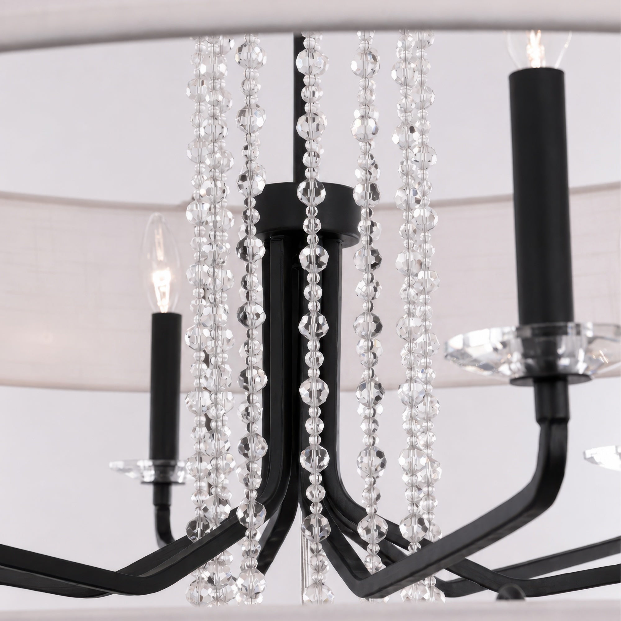 Barcelona 15 Light Pendant w/Shade - Onyx