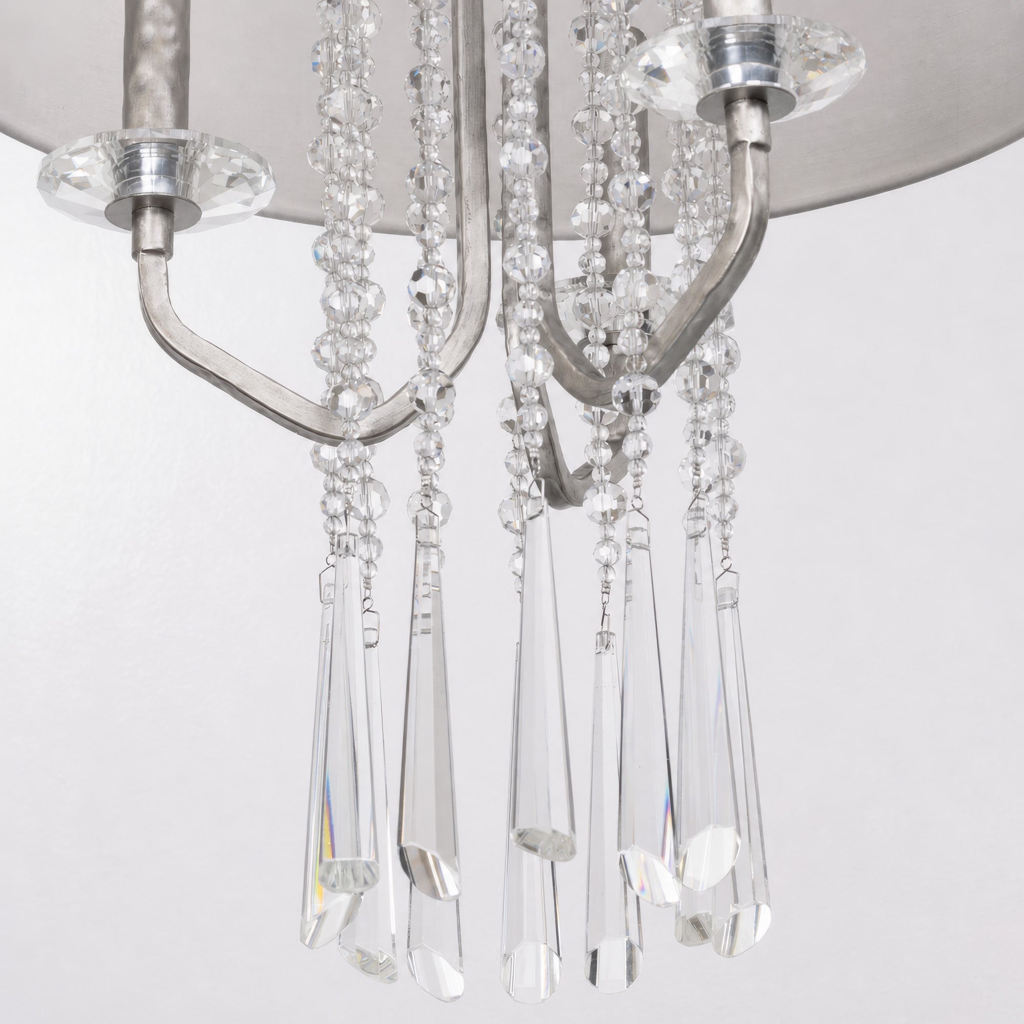 Barcelona 15 Light Pendant w/Shade - Transcend Silver