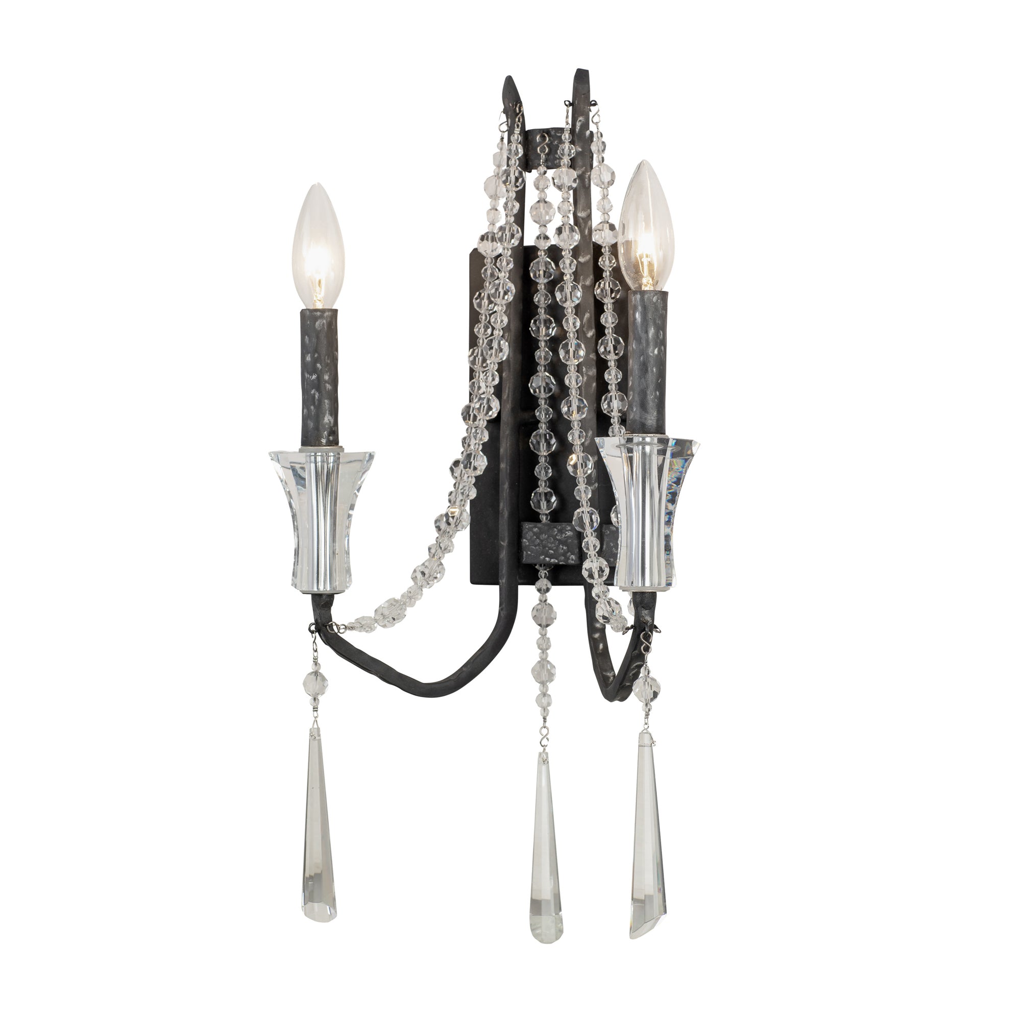 Barcelona 2-Light Wall Sconce - Onyx