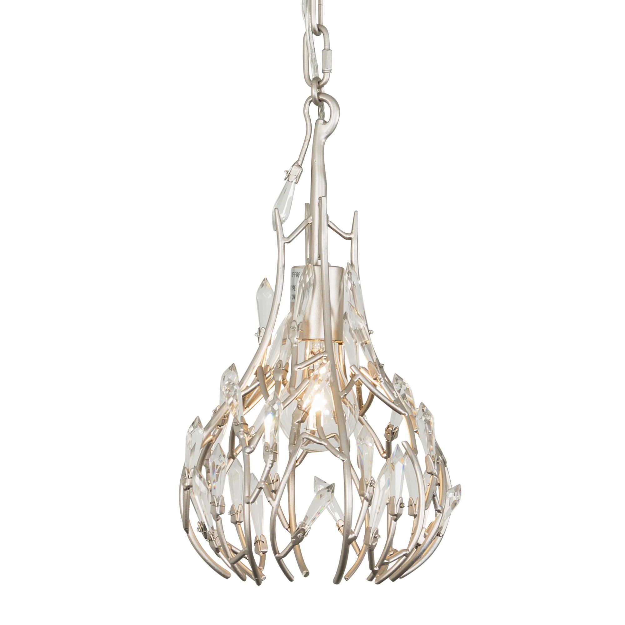 Bask 1-Light Crystal Mini Pendant