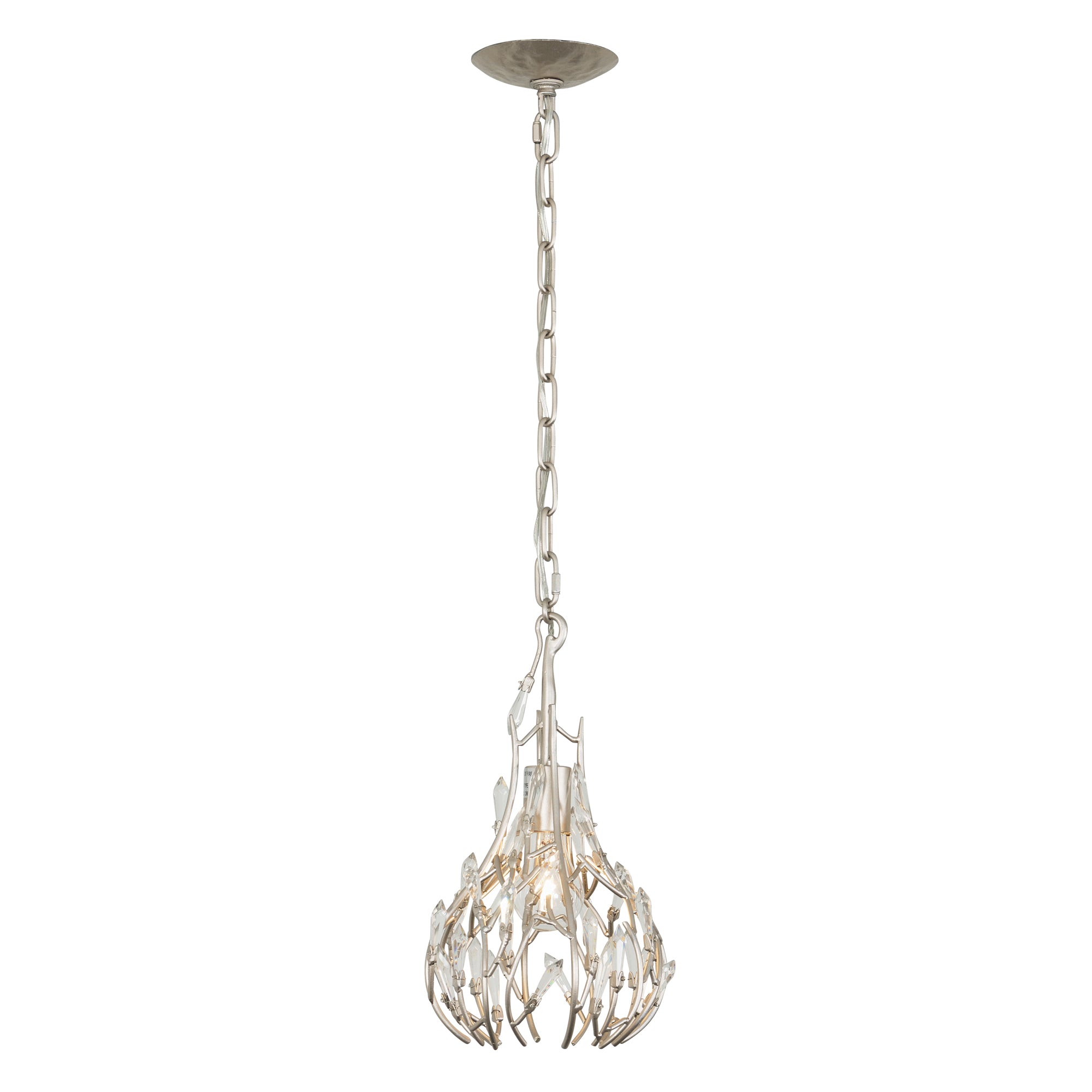 Bask 1 Light Crystal Mini Pendant - Gold Dust