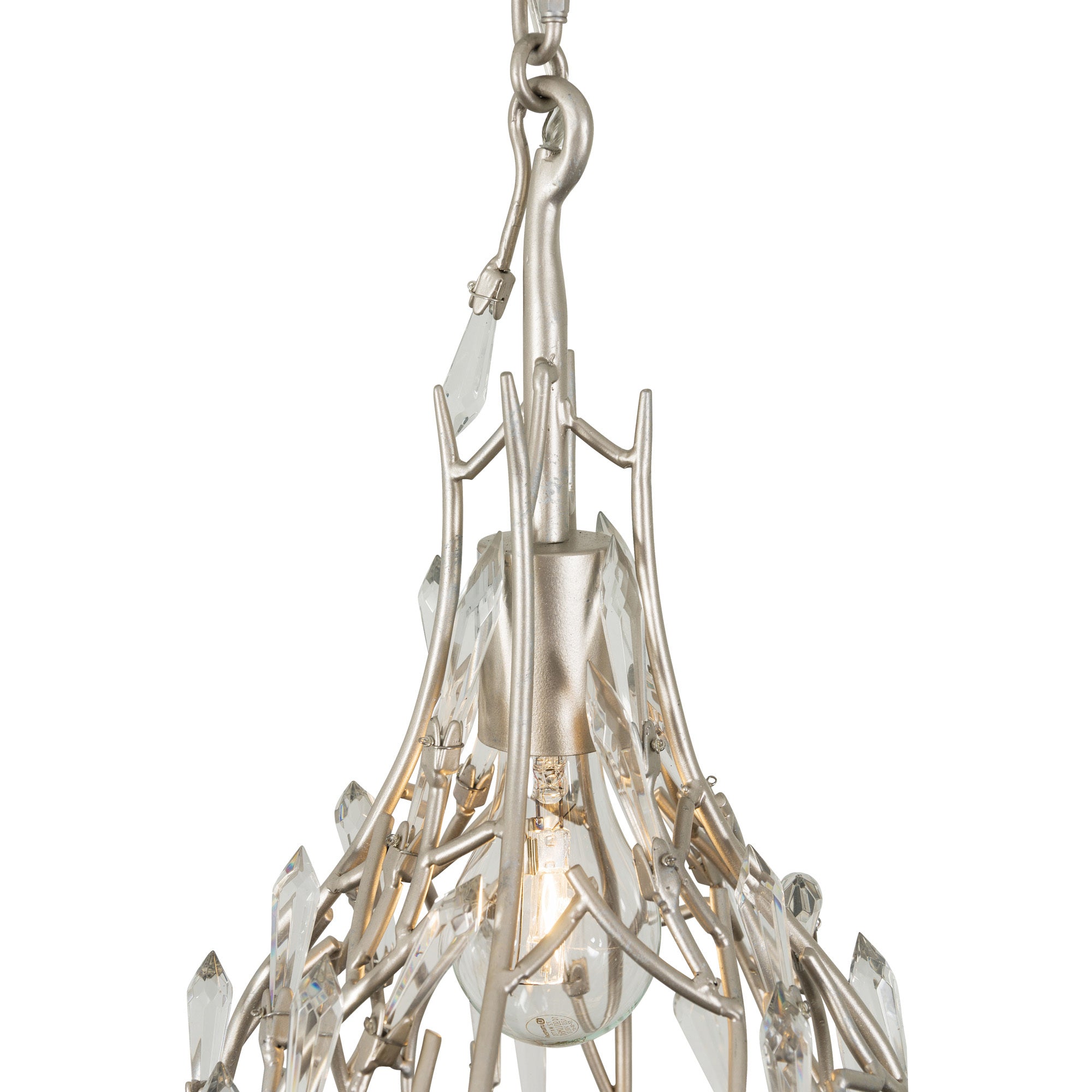 Bask 1 Light Crystal Mini Pendant - Gold Dust