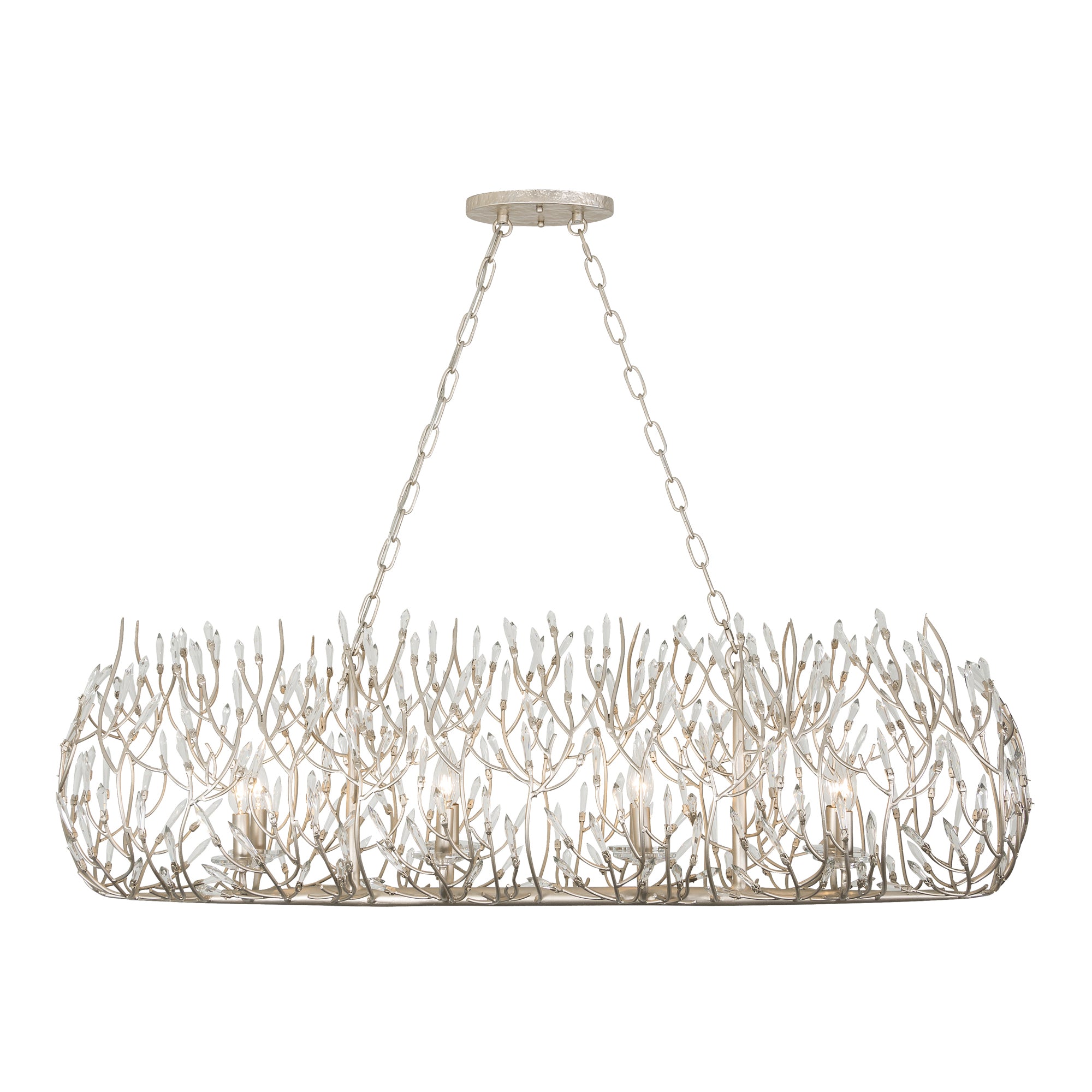 Bask 8-Light Crystal Linear Pendant