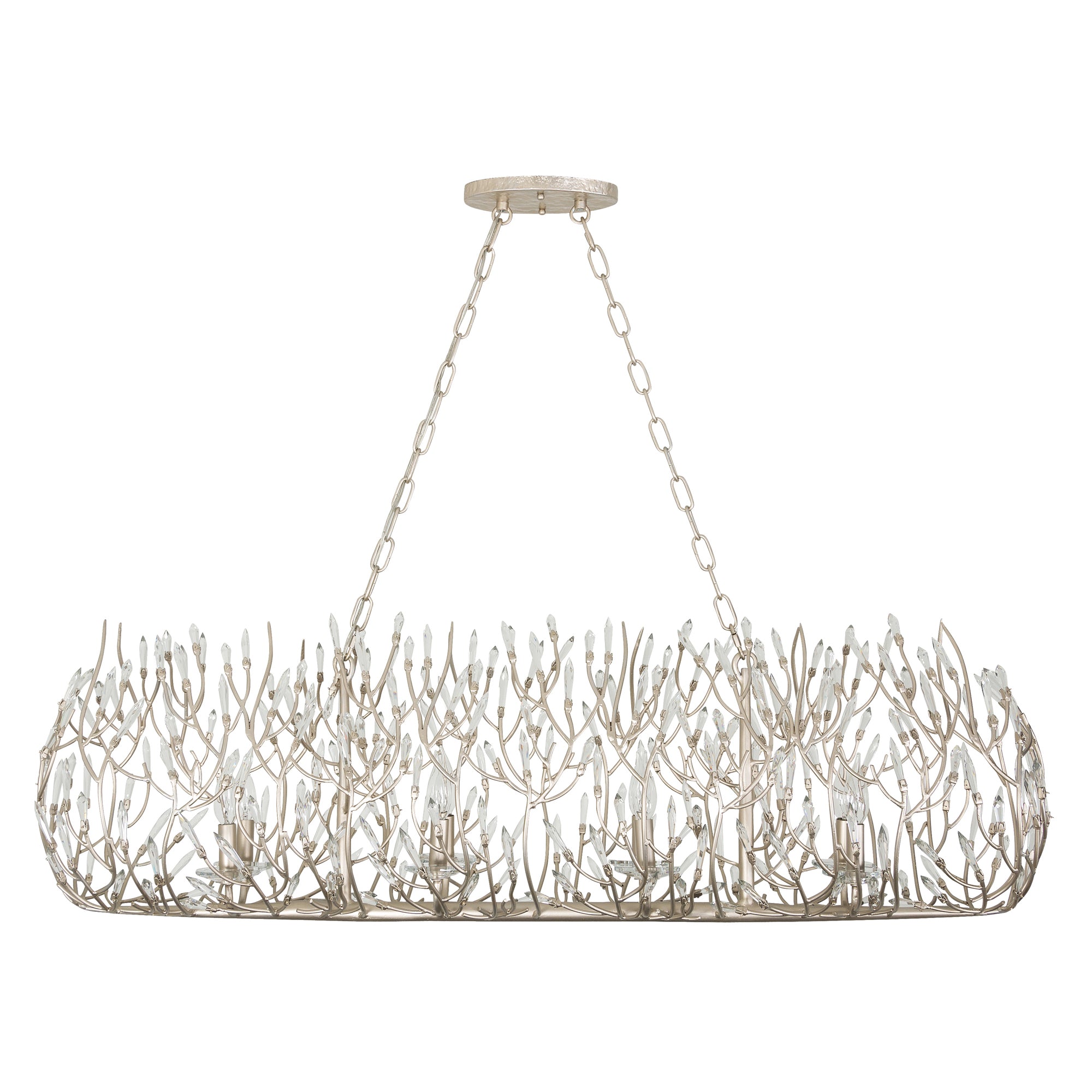 Bask 8-Light Crystal Linear Pendant