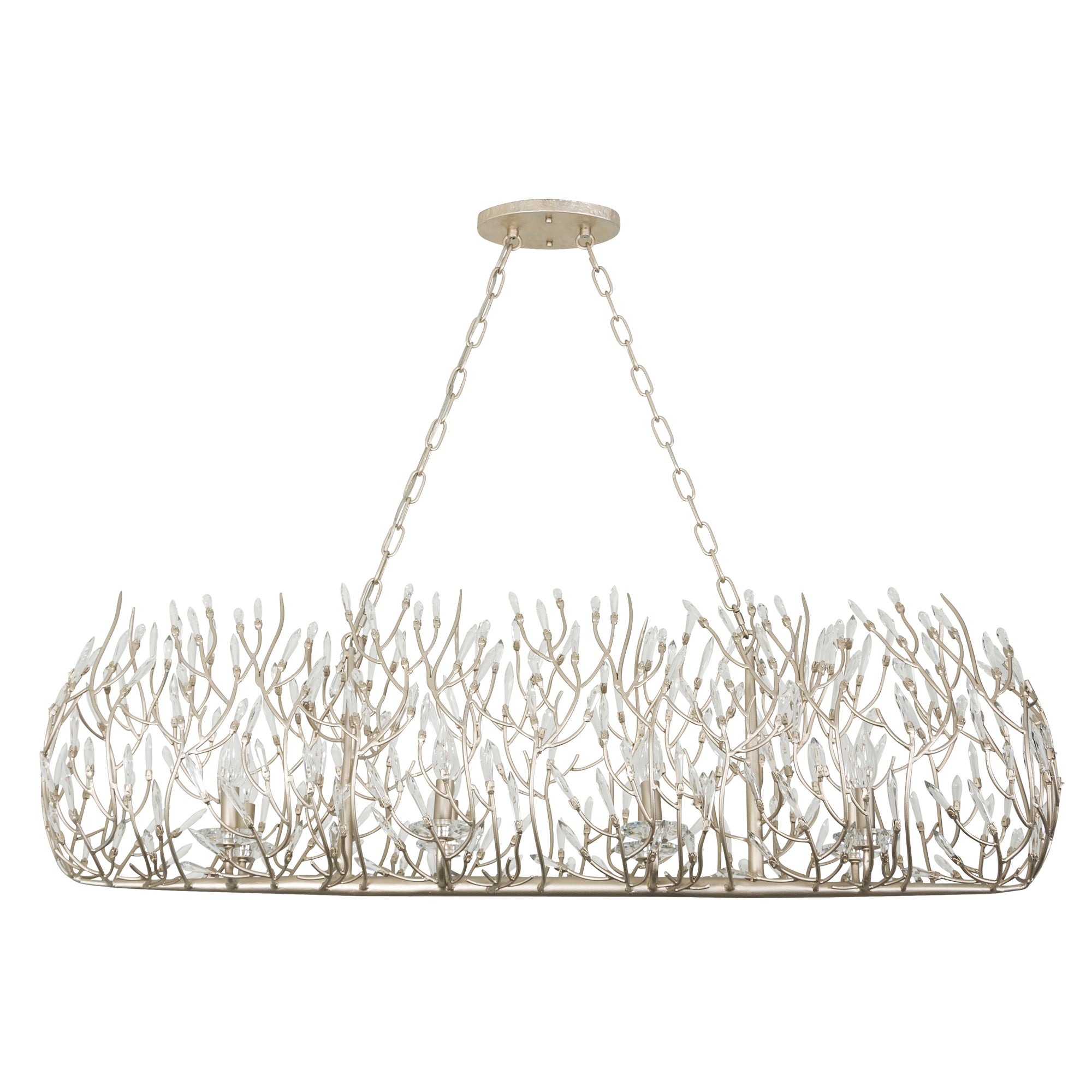 Bask 8-Light Crystal Linear Pendant