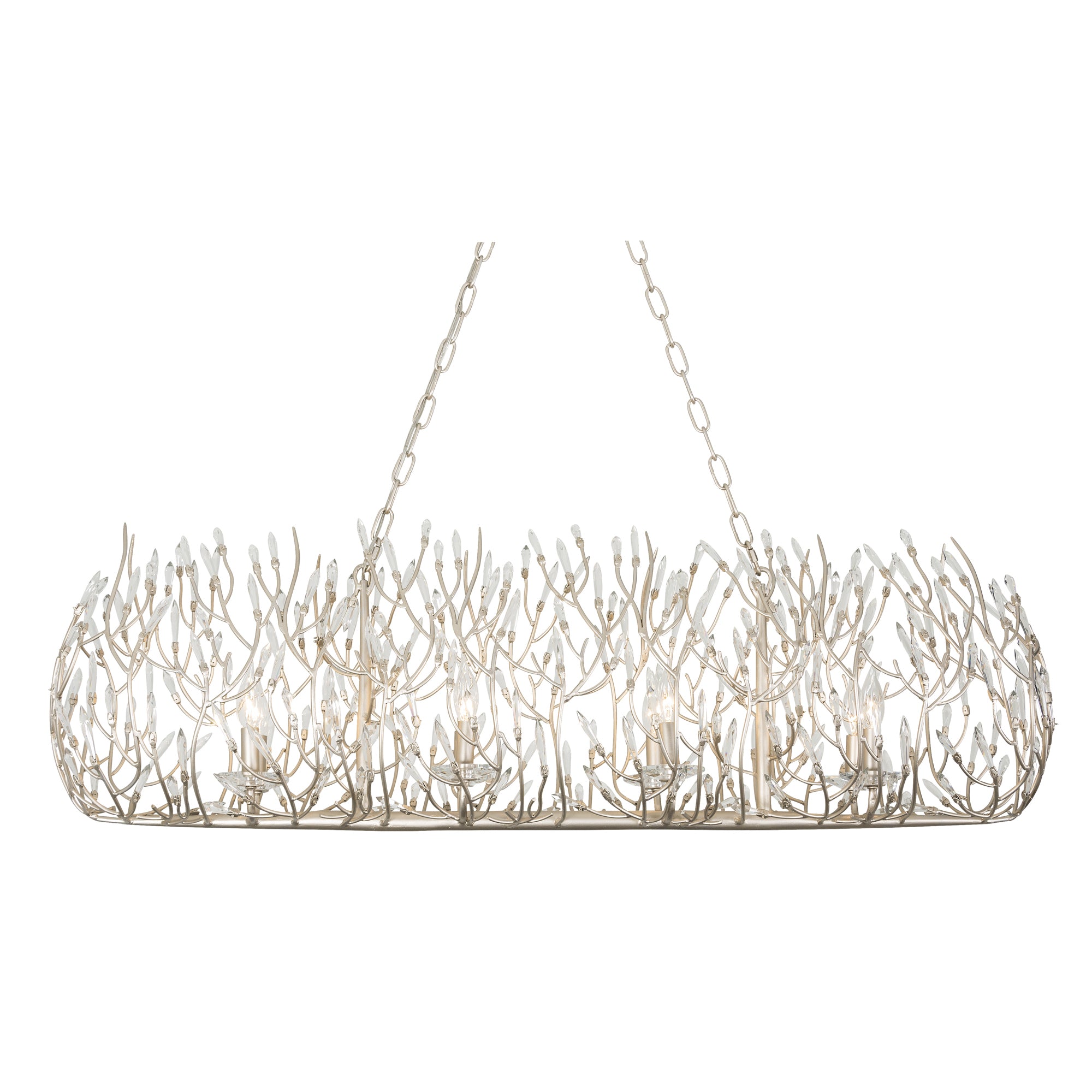 Bask 8-Light Crystal Linear Pendant