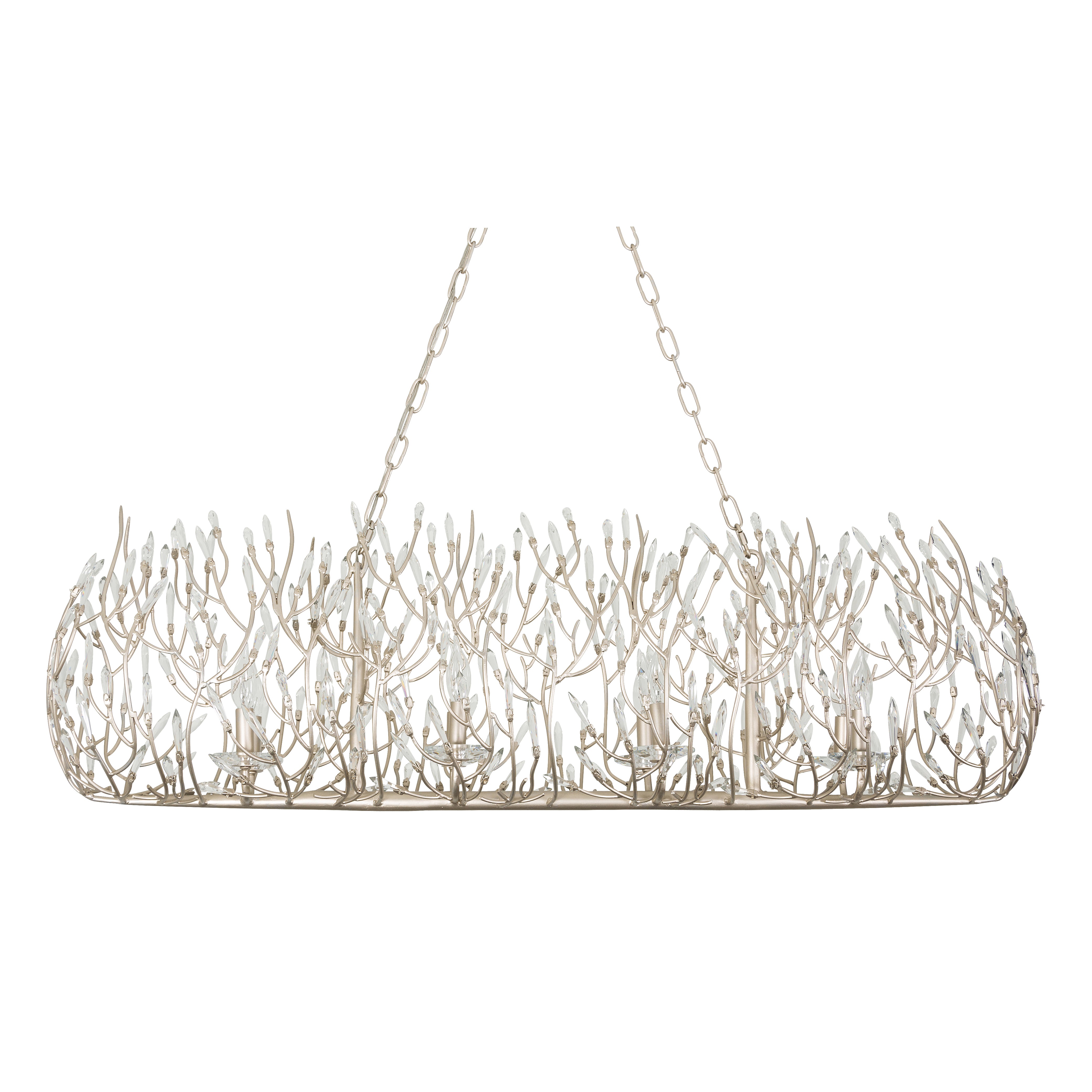 Bask 271N08GD 8-Light Kitchen Island Pendant - Gold Dust