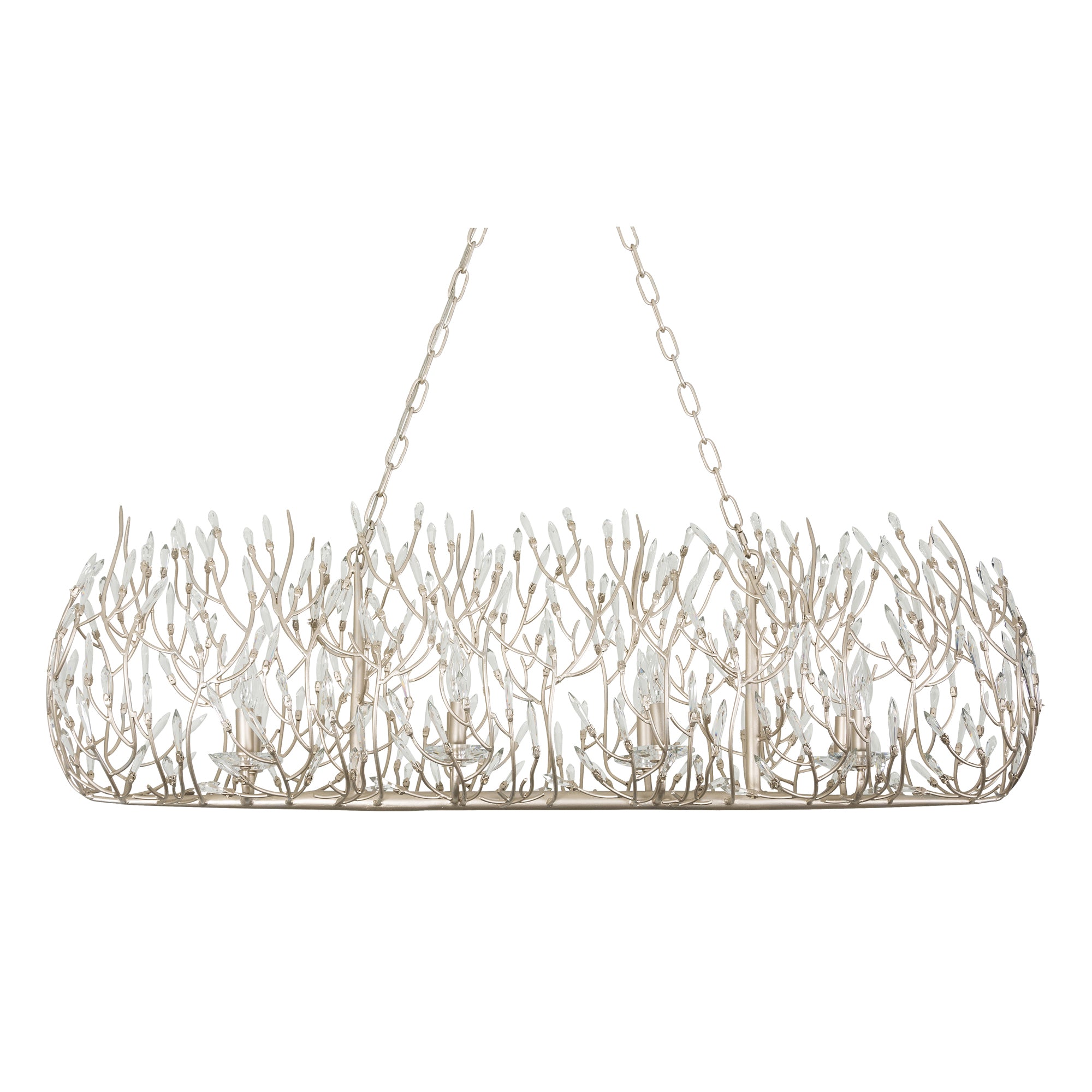 Bask 8-Light Crystal Linear Pendant