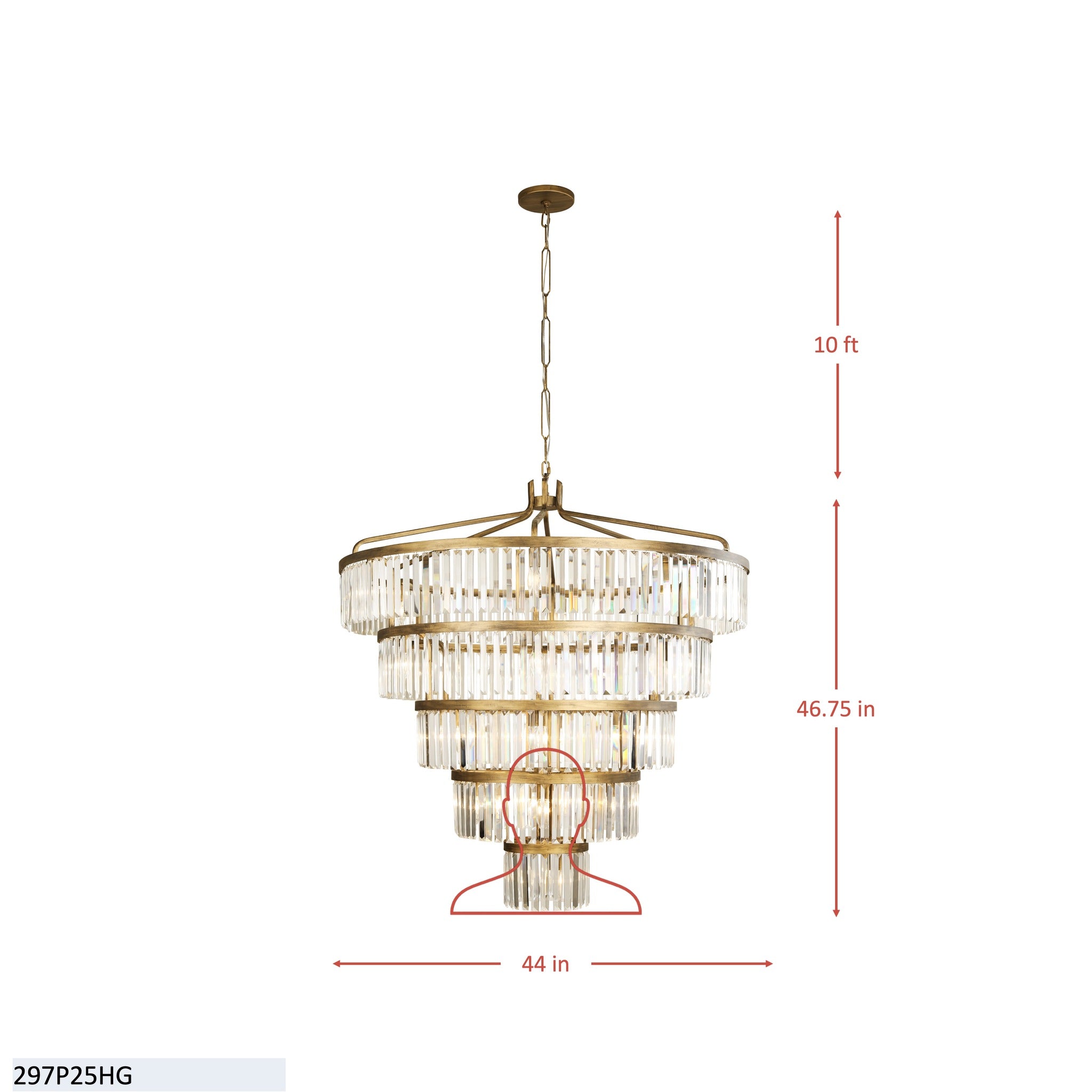 Social Club 25 Light 5-Tier - Havana Gold