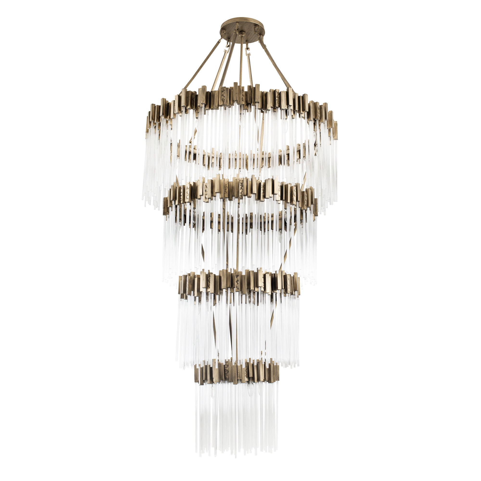 Matrix 30Light 4-Tier Chandelier - Havana Gold