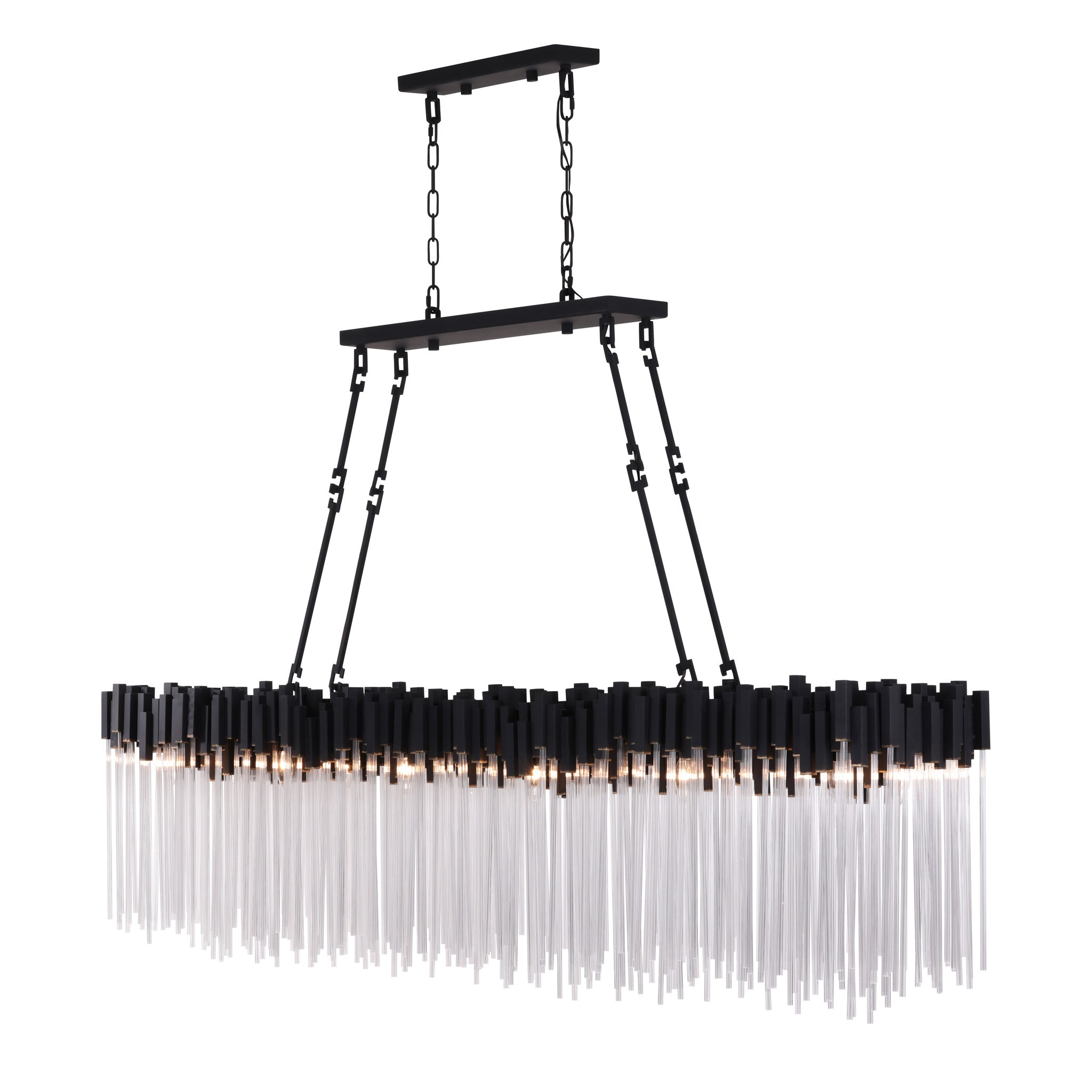 Matrix 12 Light Linear - Matte Black & French Gold