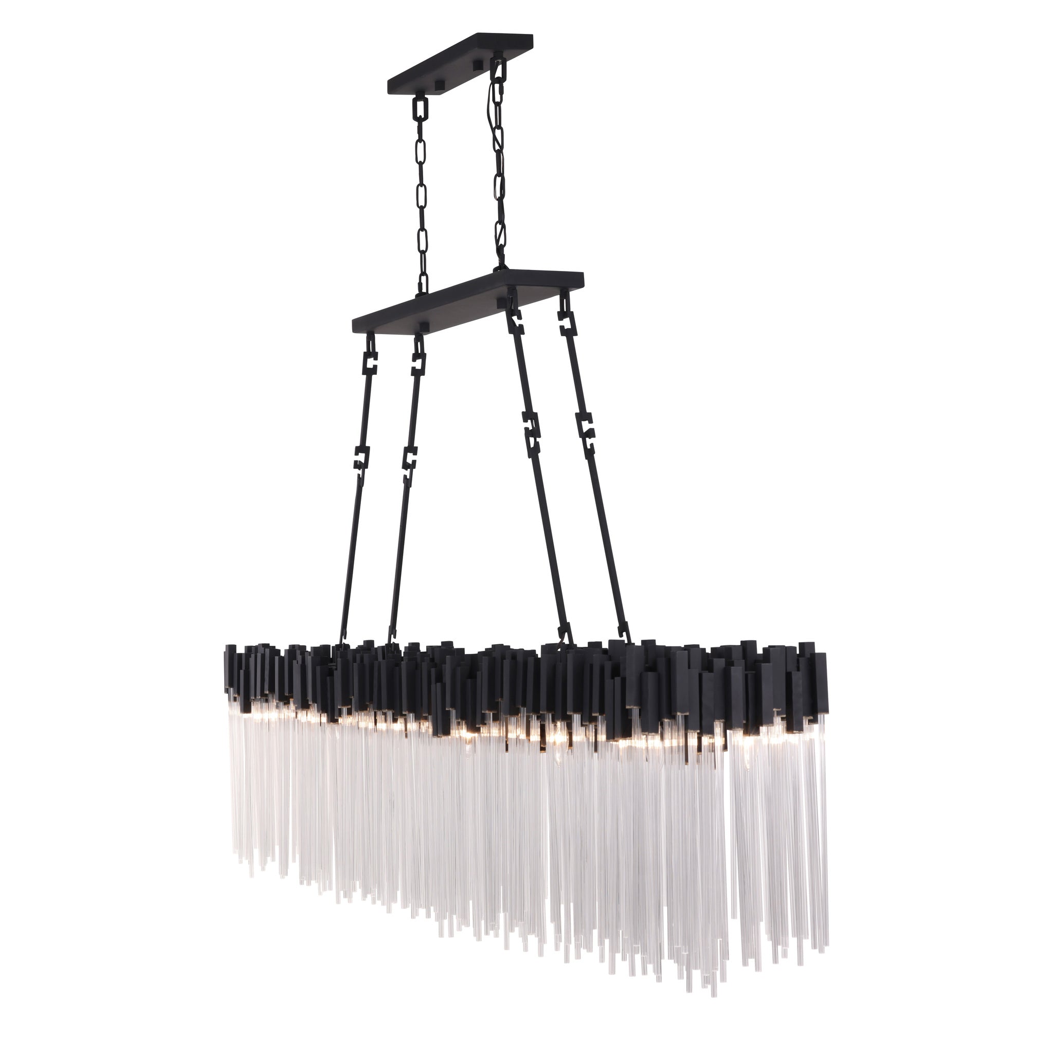 Matrix 12 Light Linear - Matte Black & French Gold