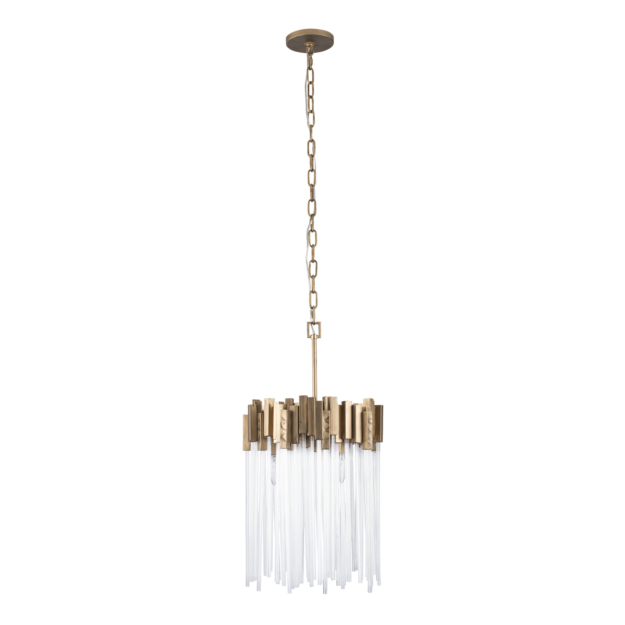 Matrix 3 Light Pendant - Havana Gold