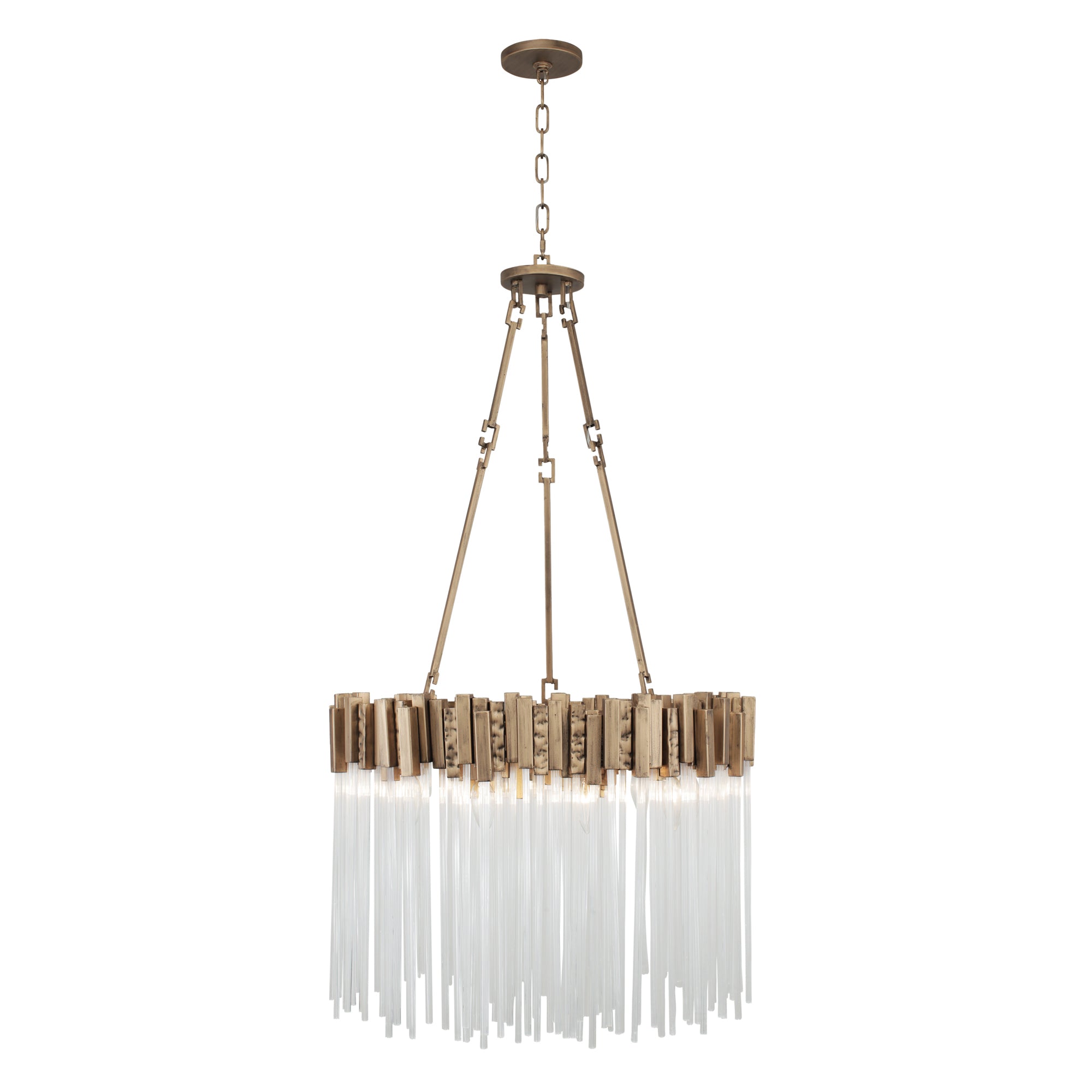 Matrix 6 Light Pendant - Havana Gold