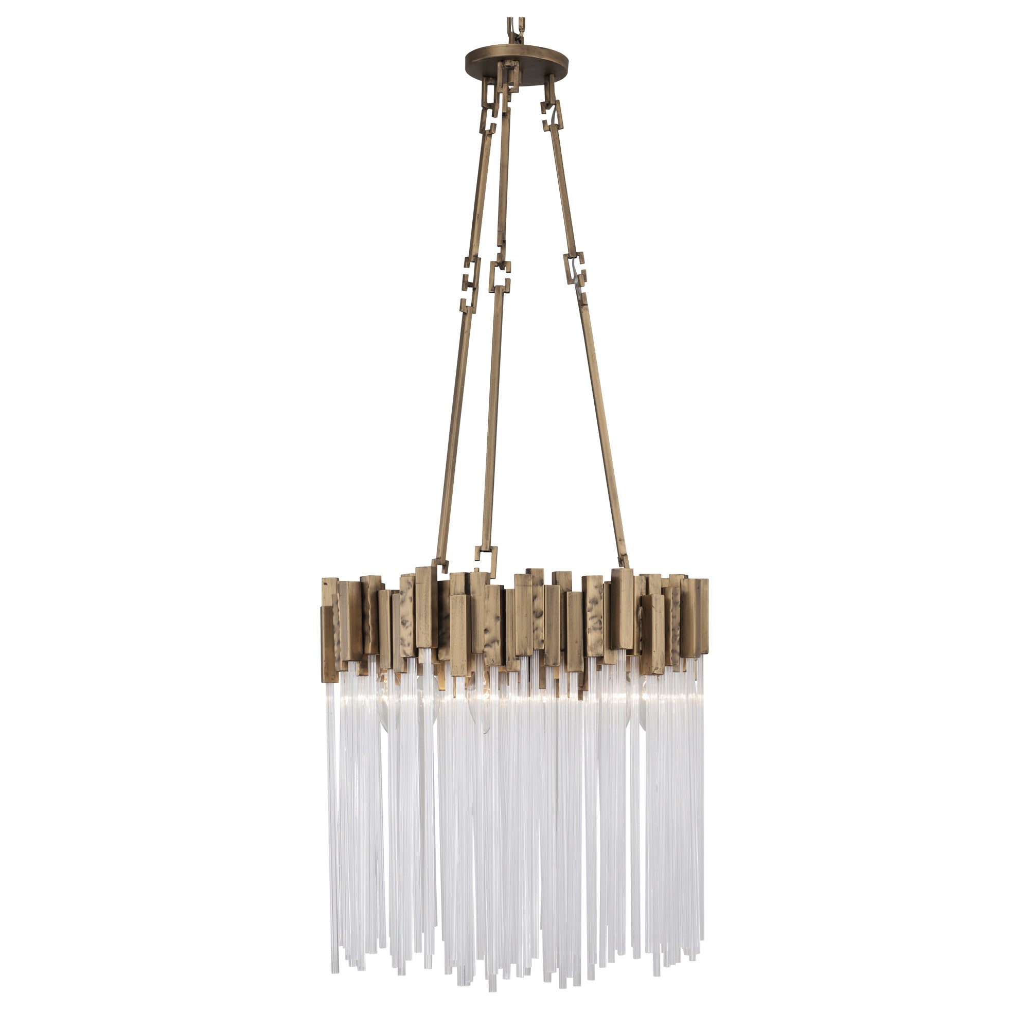 Matrix 6 Light Pendant - Havana Gold