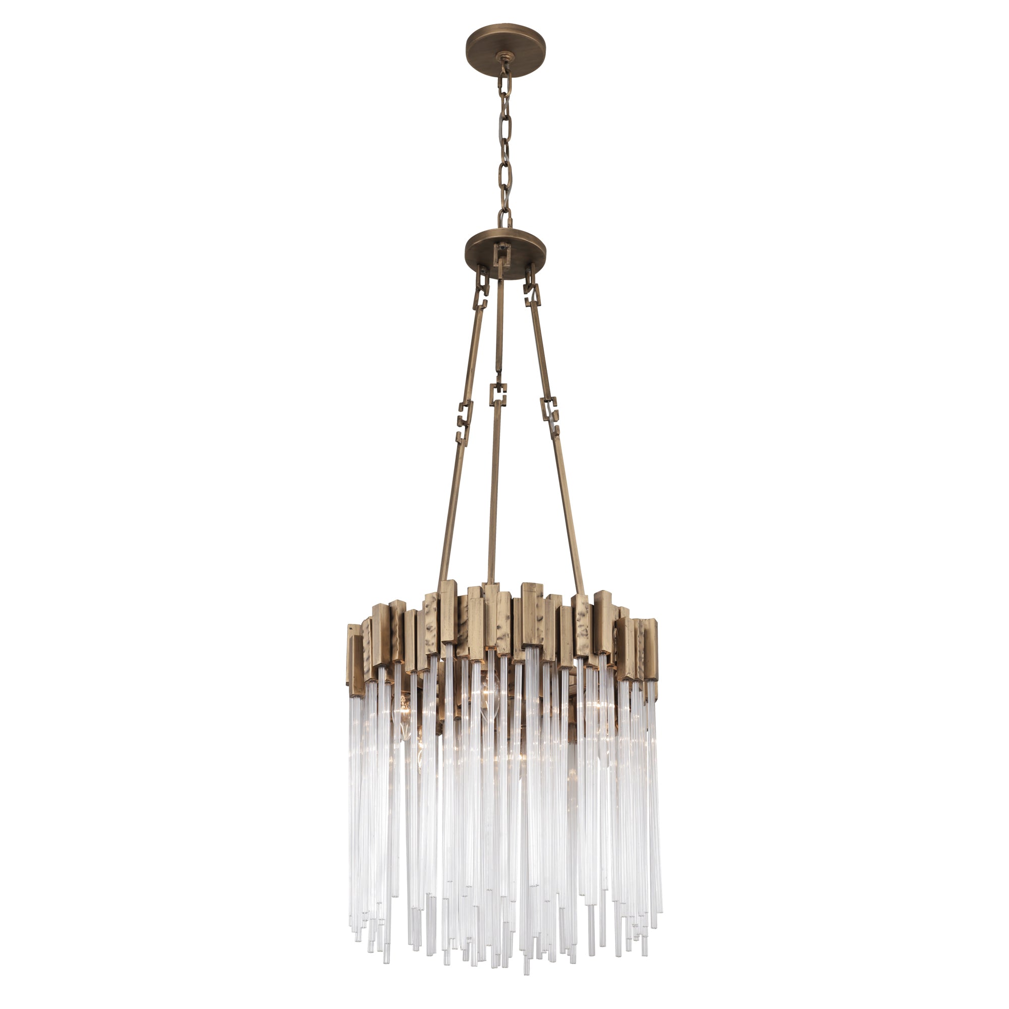 Matrix 6 Light Pendant - Havana Gold