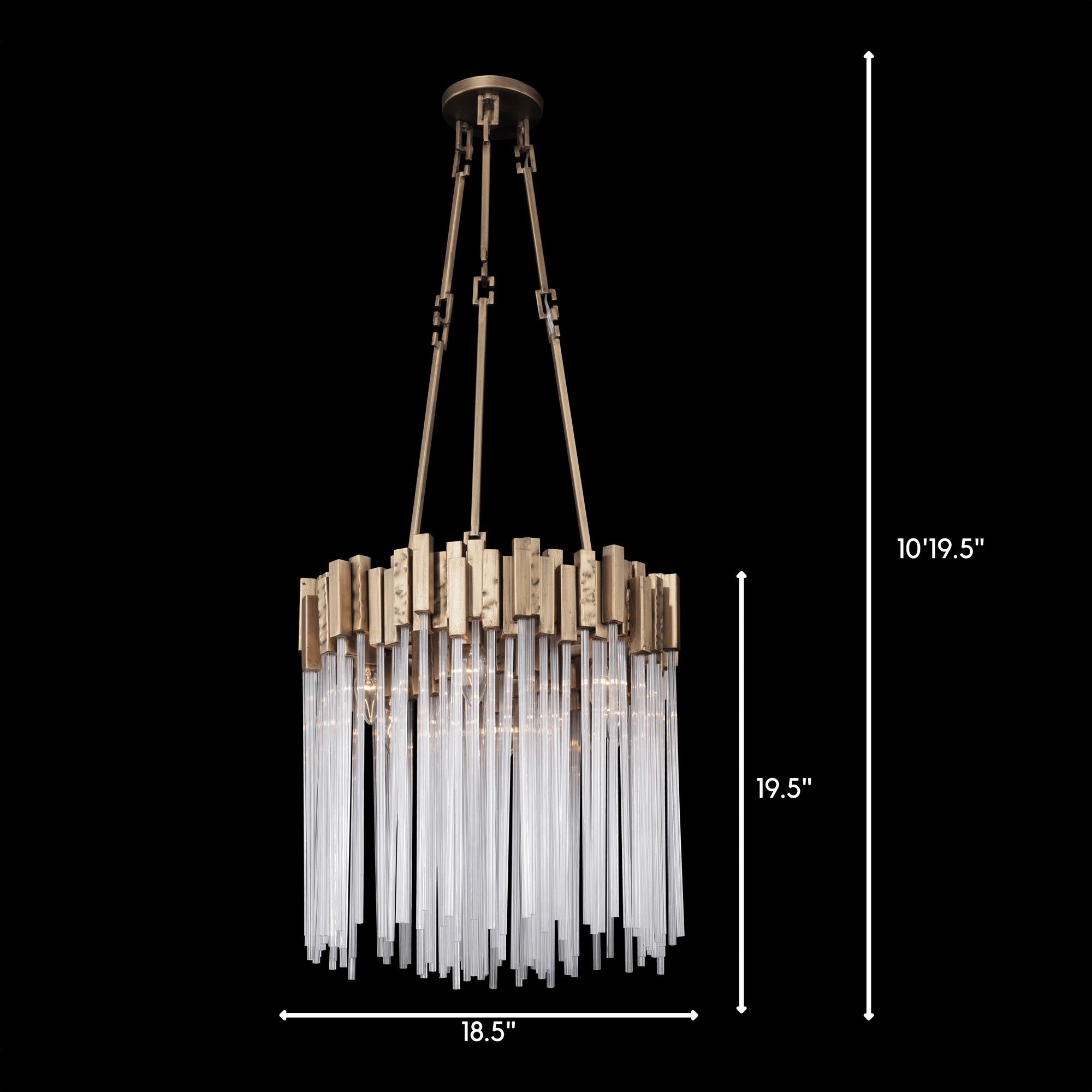 Matrix Pendant - Havana Gold