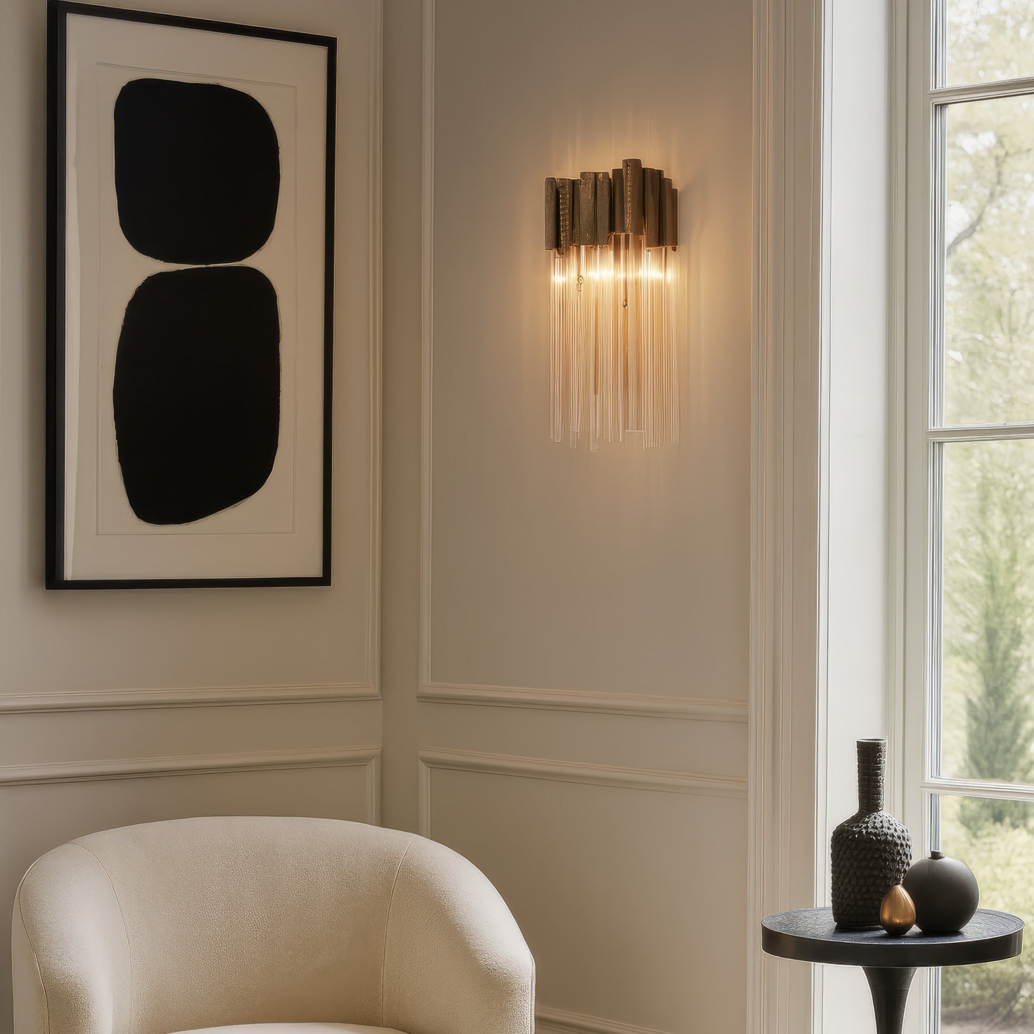 Matrix 2 Light Sconce - Havana Gold
