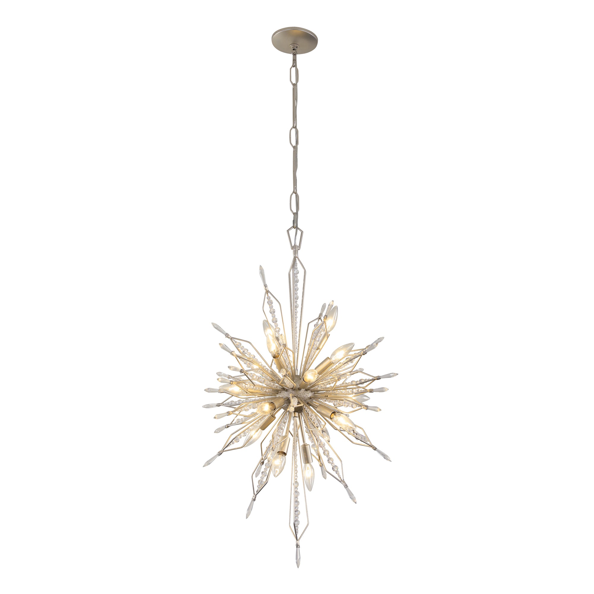 Orbital 16 Light Foyer - Gold Dust