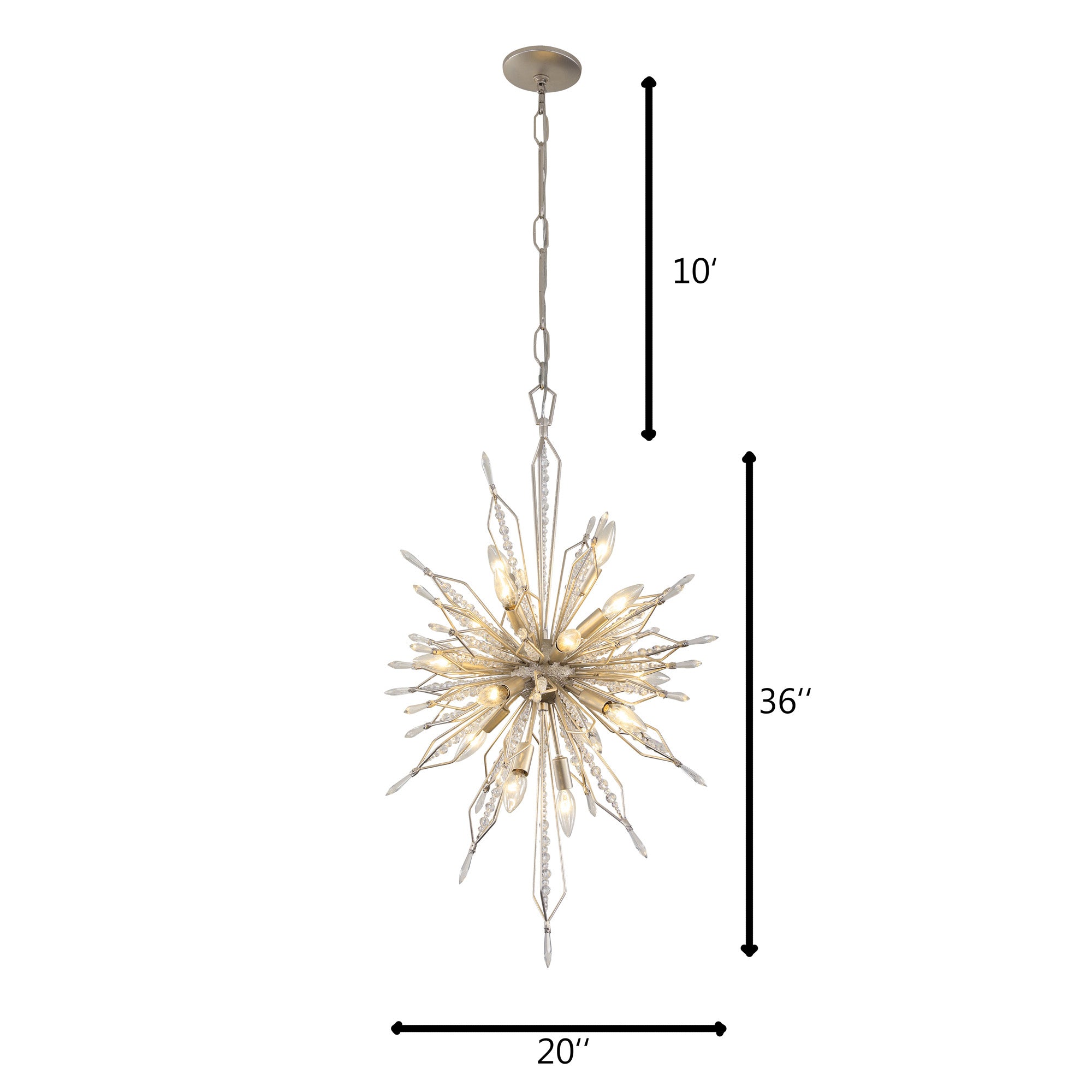 Orbital Pendant - Gold Dust