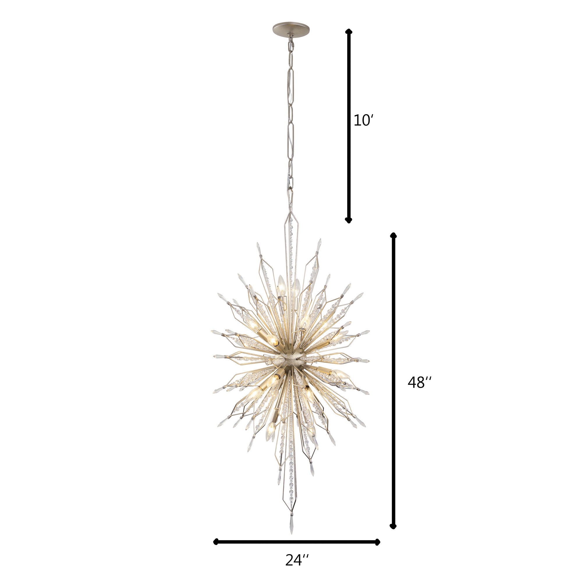 Orbital Pendant - Gold Dust