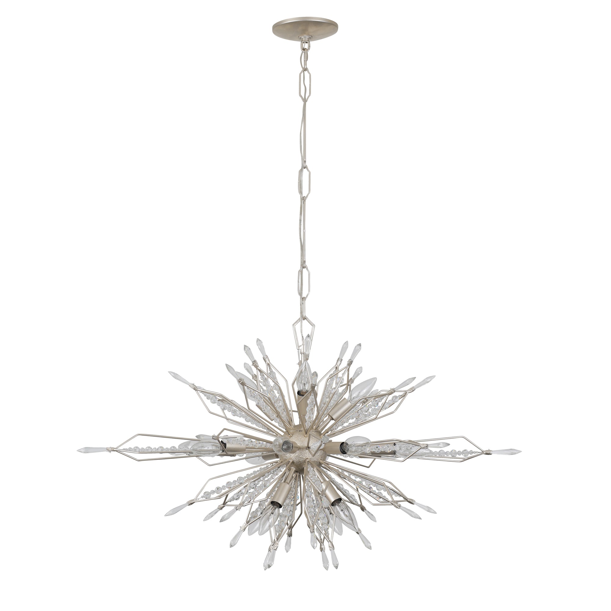 Orbital 16 Light Oval Linear Pendant - Gold Dust