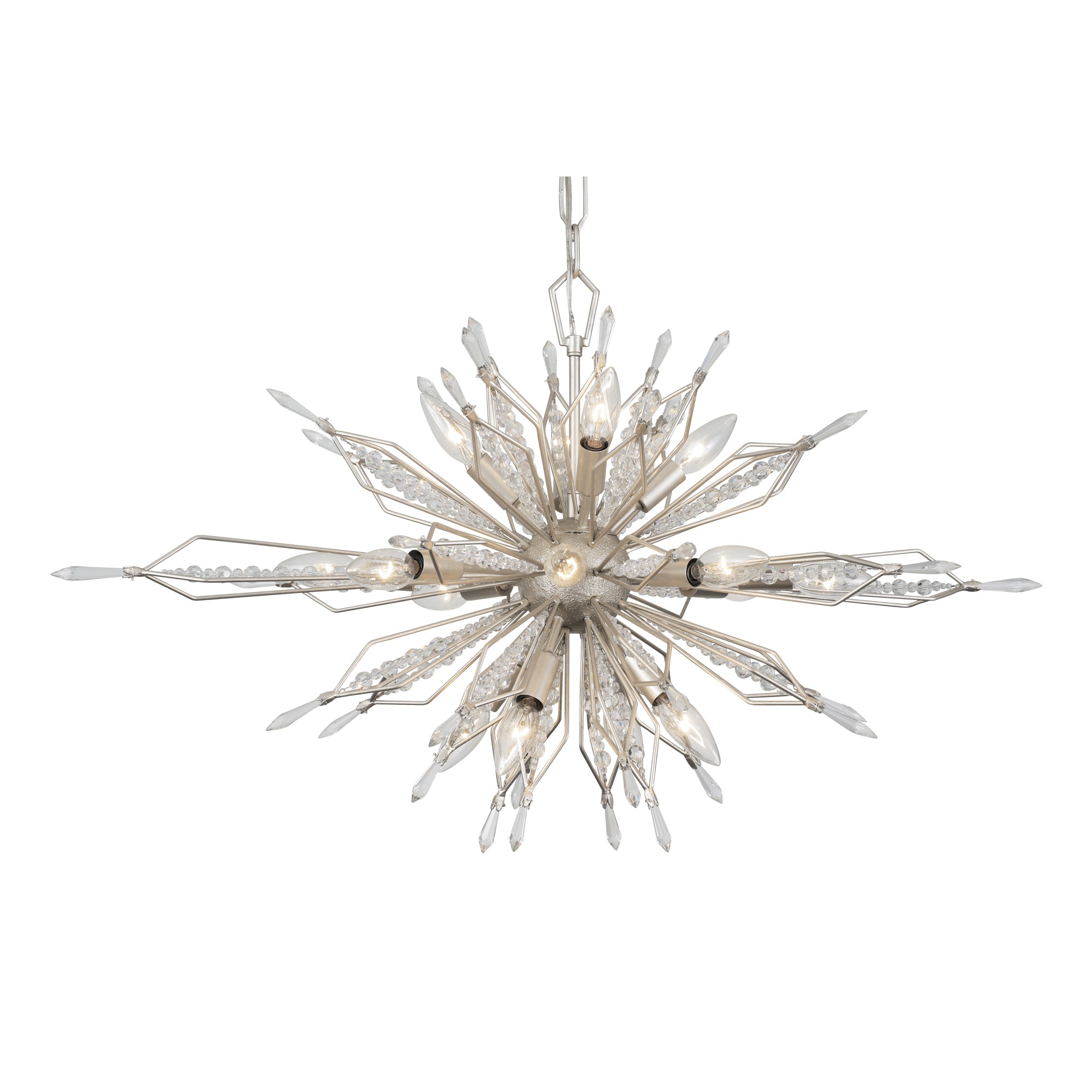Orbital 16 Light Oval Linear Pendant - Gold Dust